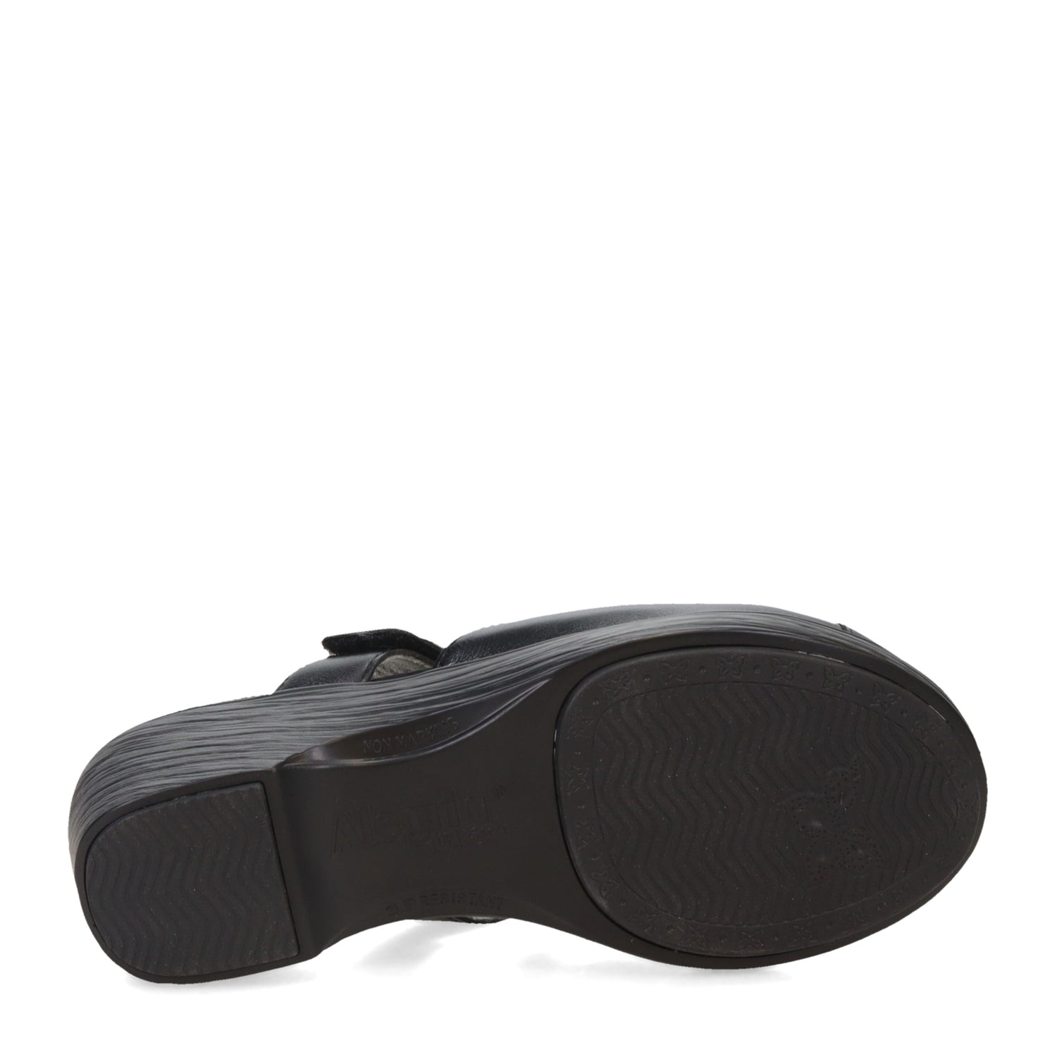 Peltz Shoes  Women's Alegria Sydni Mule Noir SYD-8156