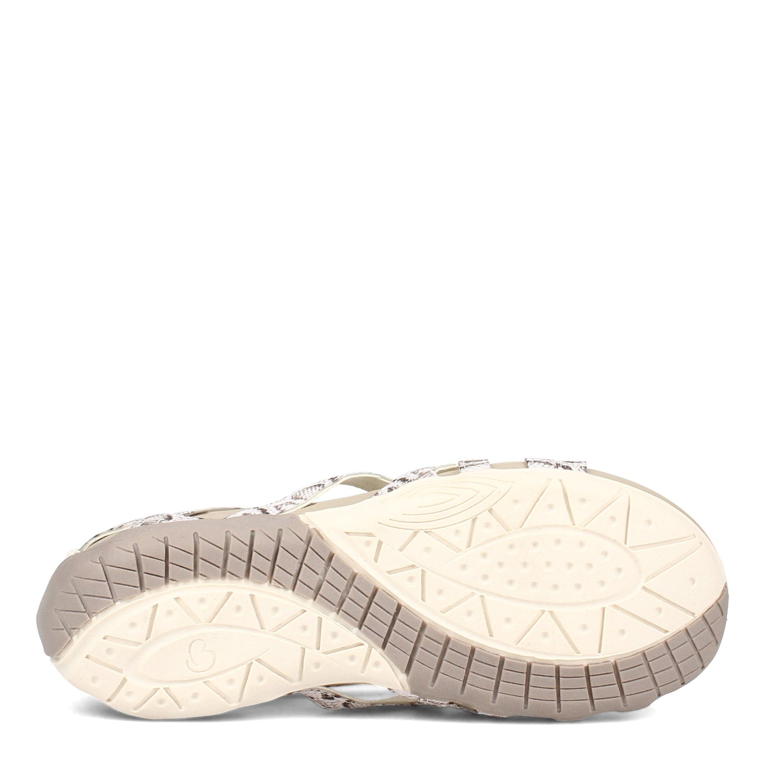 Peltz Shoes  Women's Baretraps Samina Sandal CREAM SNAKE SAMINA-CREAM SN