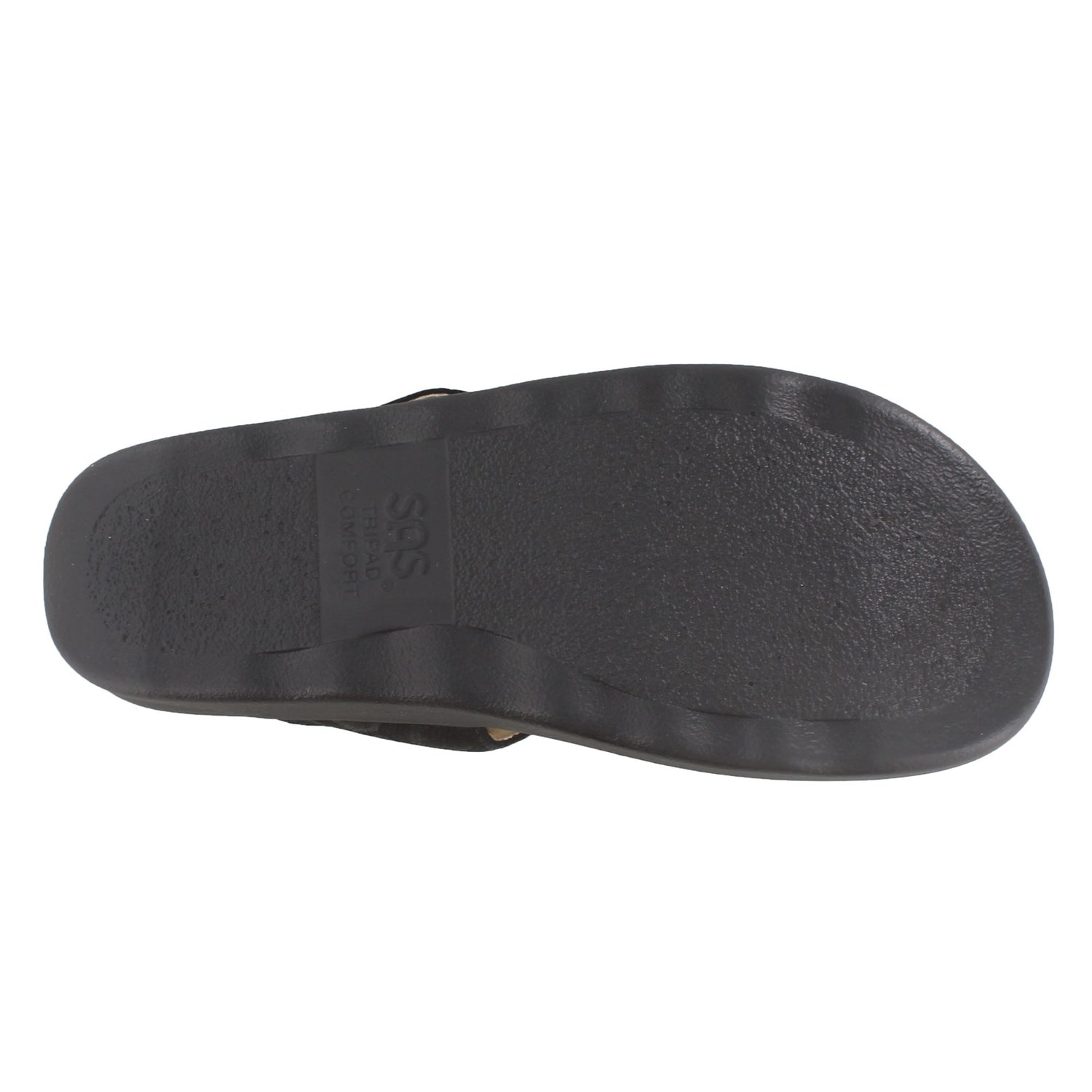 Peltz Shoes  Women's SAS Sanibel T-Strap Slide Sandal BLACK SNAKE SANIBEL NERO