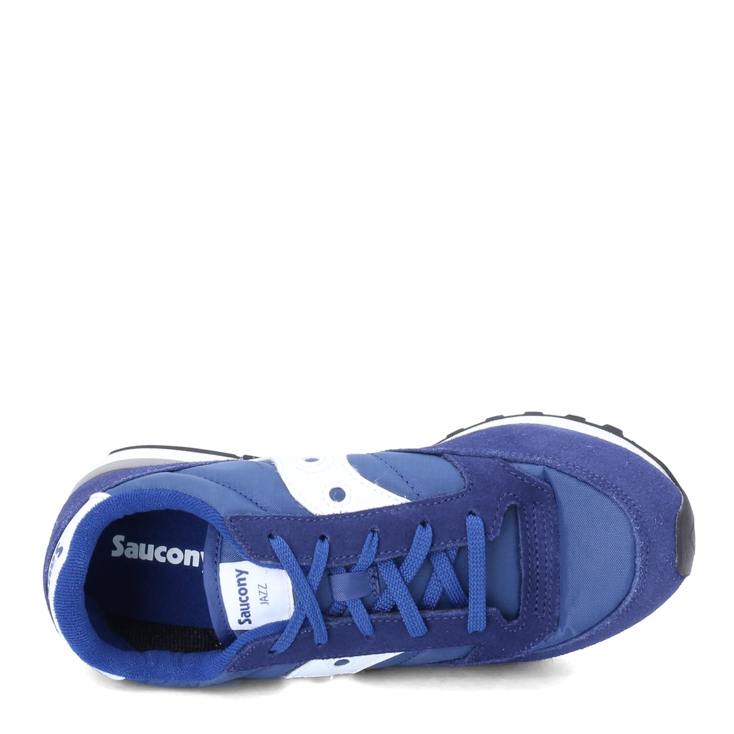 Peltz Shoes  Boy's Saucony Jazz Original Sneaker - Little Kid BLUE COBALT SC55996