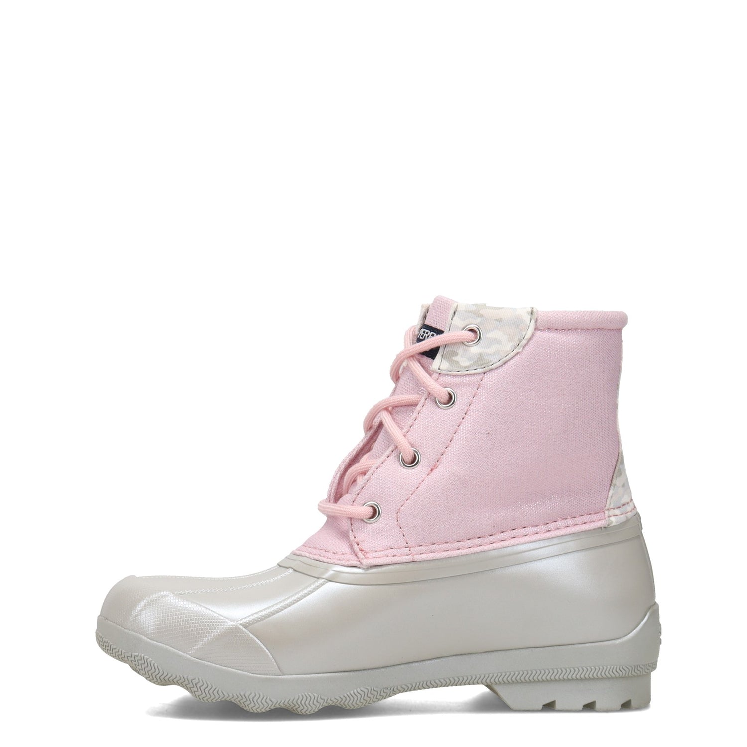 girls pink sperry duck boots