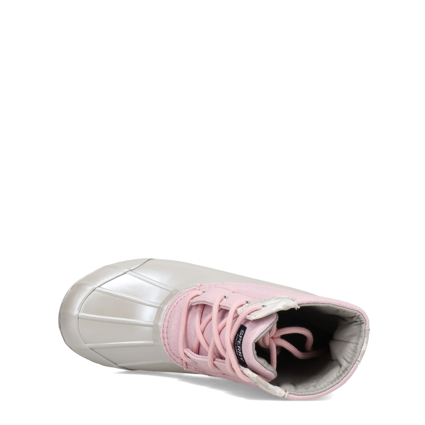 Peltz Shoes  Girl's Sperry Kids Port Boot - Little Kid & Big Kid PINK CAMO SCK165396