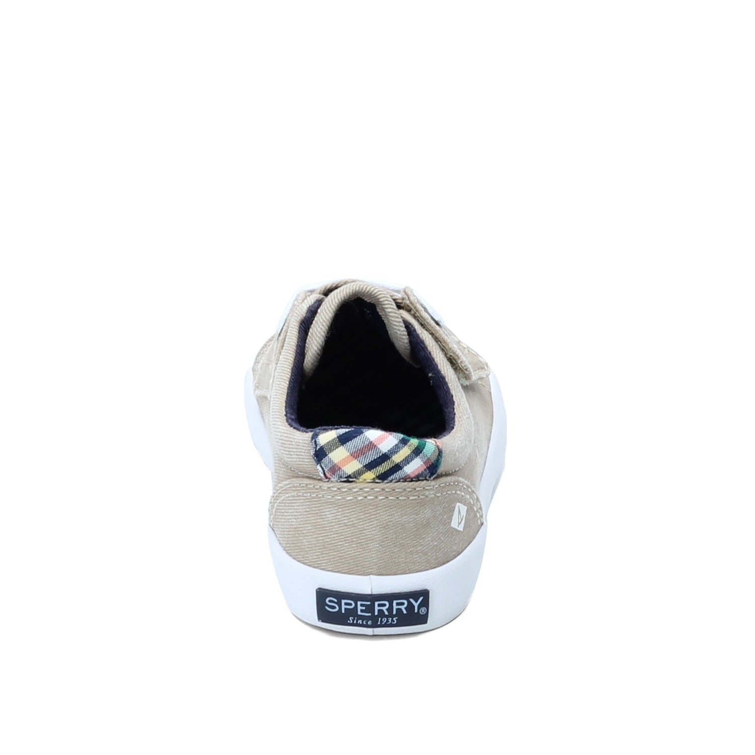 Peltz Shoes  Boy's Sperry Tuck JR Sneaker - Toddler & Little Kid KHAKI SCL263057