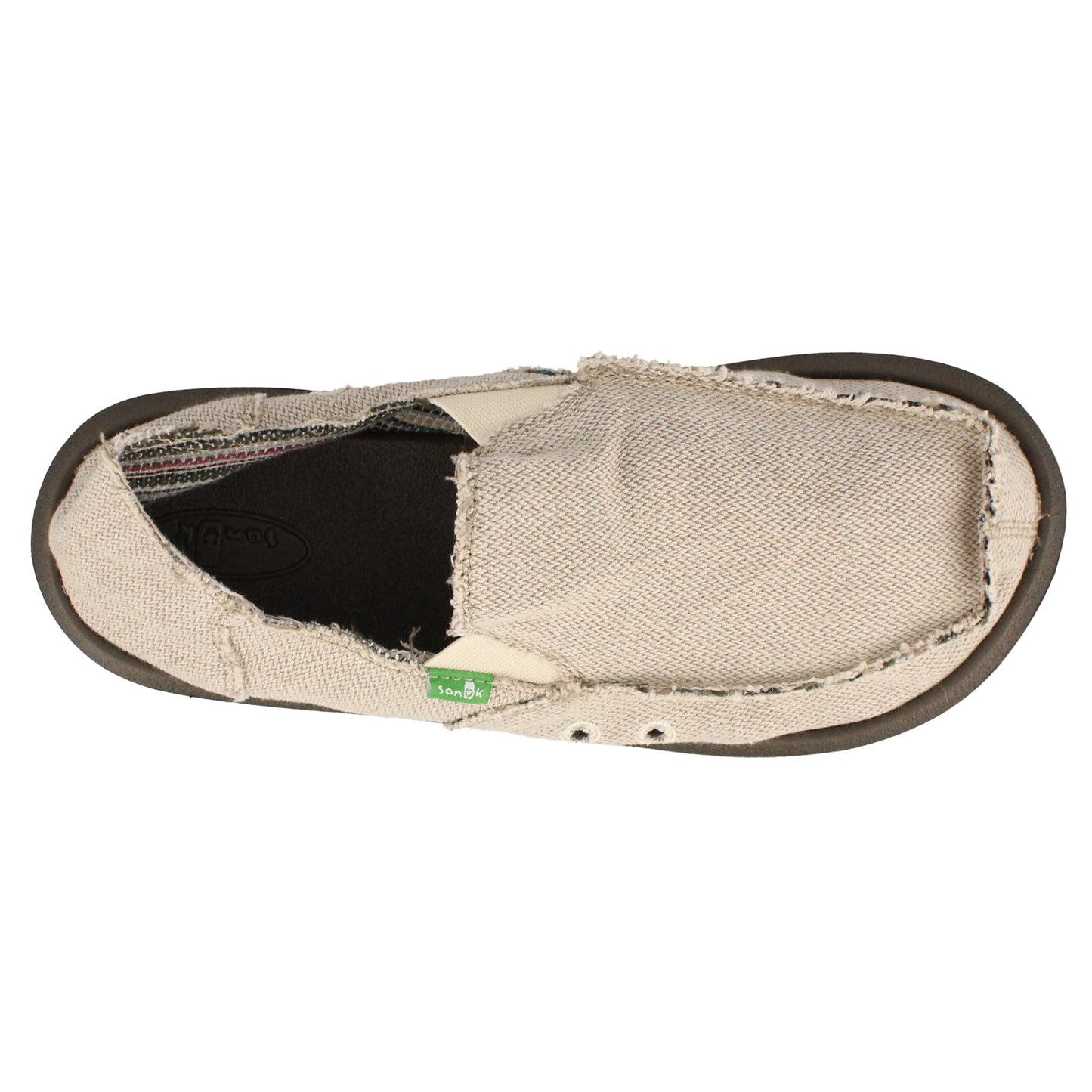 Peltz Shoes  Men's Sanuk Hemp Sidewalk Surfer Loafer NATURAL SMF1010-NAT