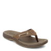 Peltz Shoes  Men's Sperry Havasu Thong Sandal BROWN TONAL STS11971