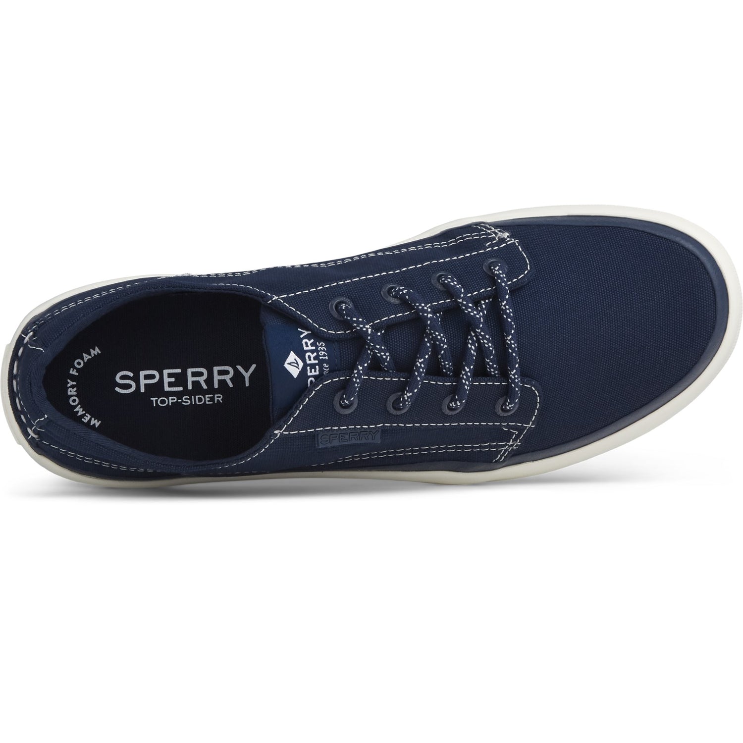 Peltz Shoes  Men's Sperry Coast Line Blucher Sneaker NAVY STS22103