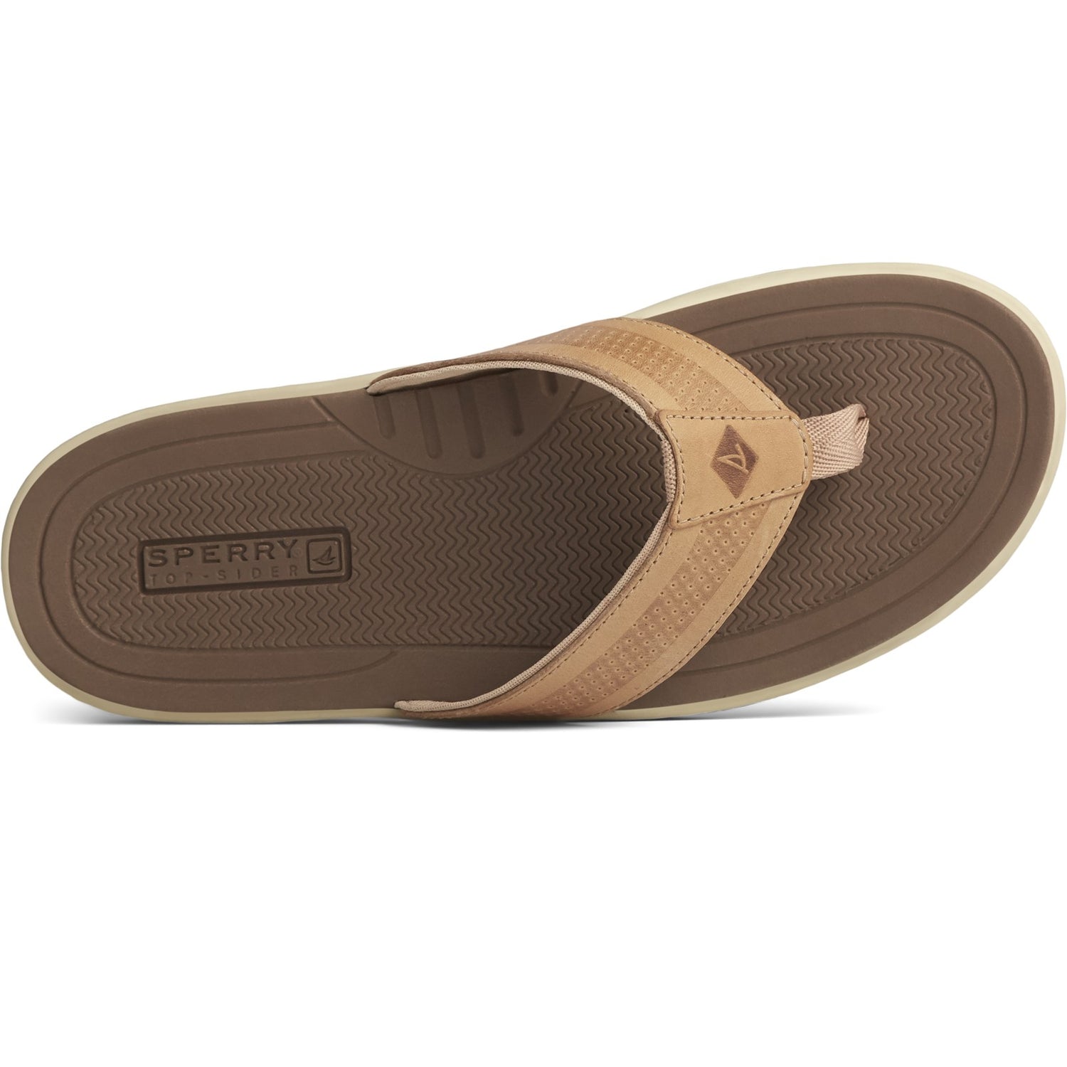 Peltz Shoes  Men's Sperry Havasu Perf Sandal LINEN STS22111