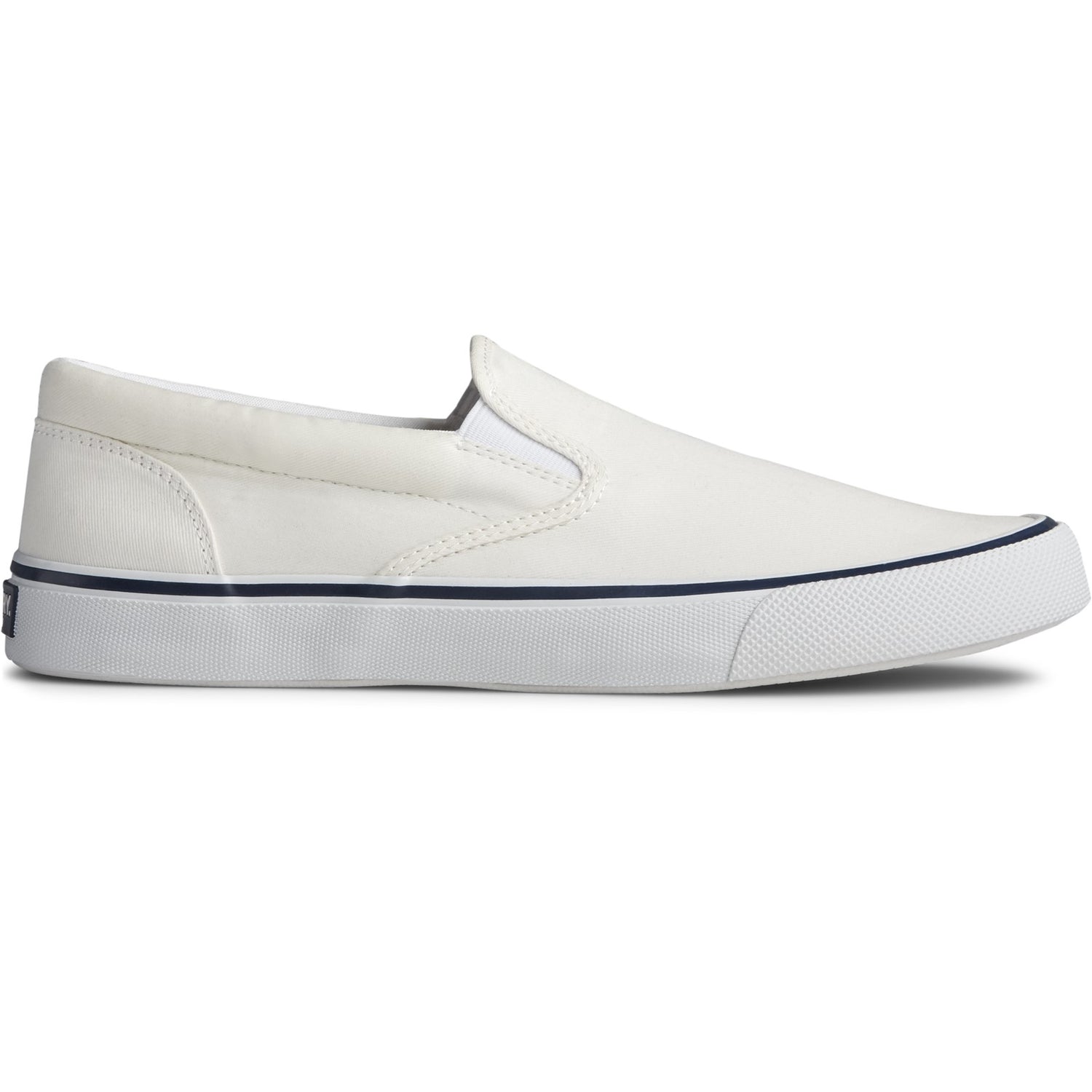 Peltz Shoes  Men's Sperry Striper II Slip-On Sneaker OFF WHITE STS22404