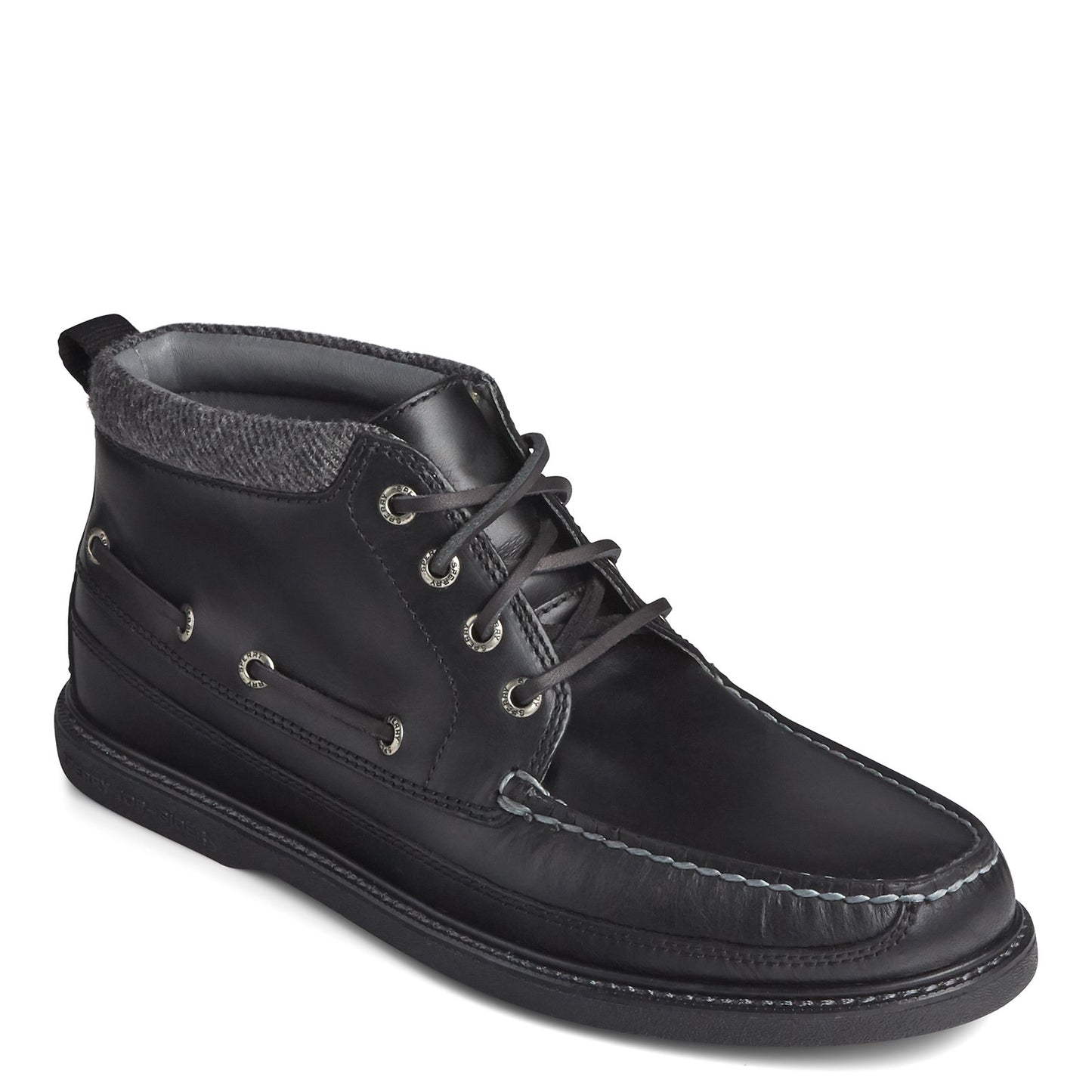 Peltz Shoes  Men's Sperry Gold Cup Authentic Original Chukka Boot BLACK STS22587