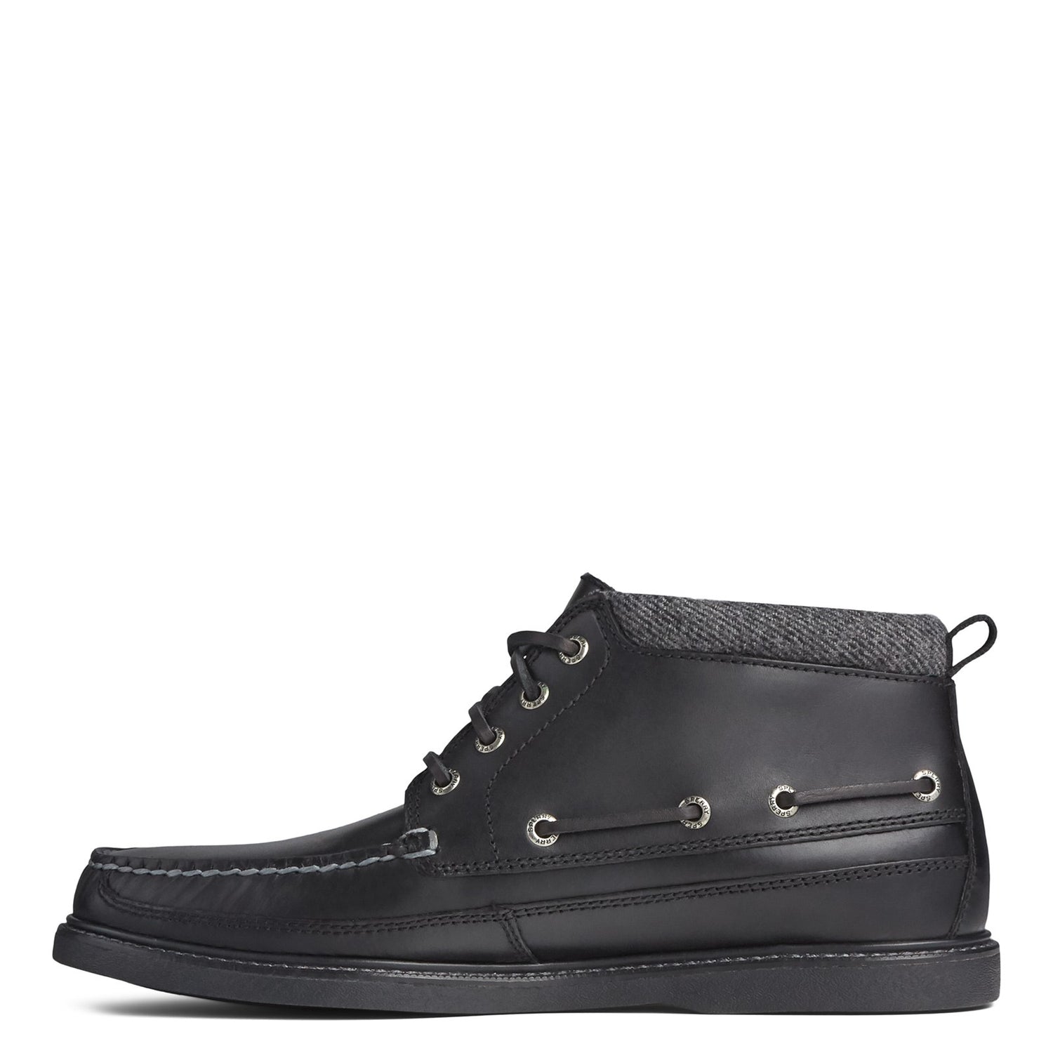 Peltz Shoes  Men's Sperry Gold Cup Authentic Original Chukka Boot BLACK STS22587