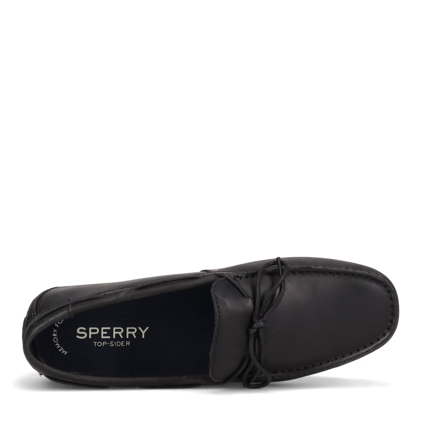 Peltz Shoes  Men's Sperry Wave Driver Loafer BLACK STS22760