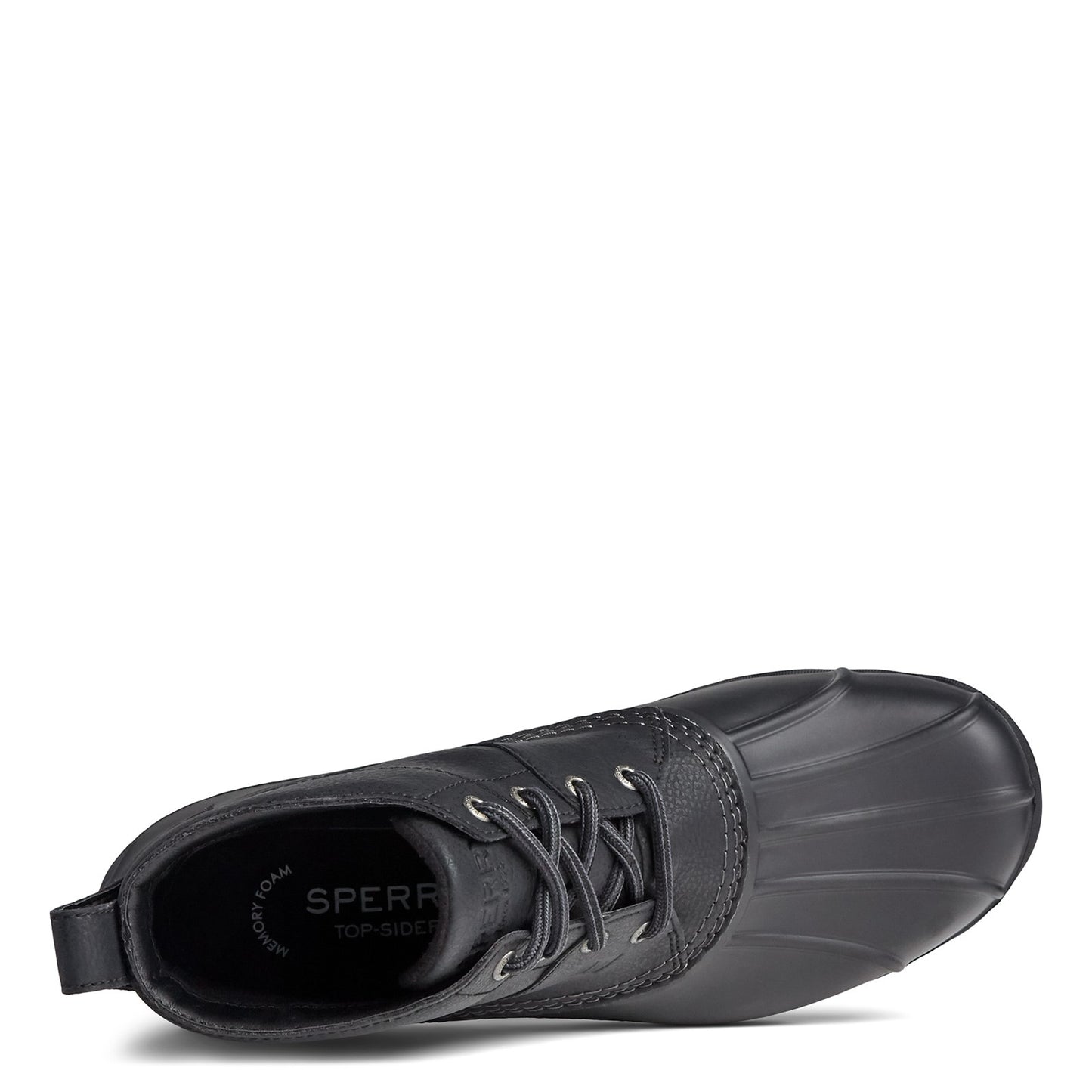 Peltz Shoes  Men's Sperry Brewster Low Boot BLACK/BLACK STS22945
