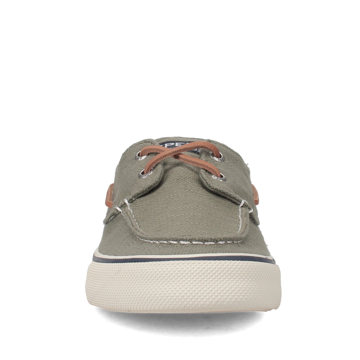 Peltz Shoes  Men's Sperry Bahama II Sneaker BAJA LINEN OLIVE STS23050