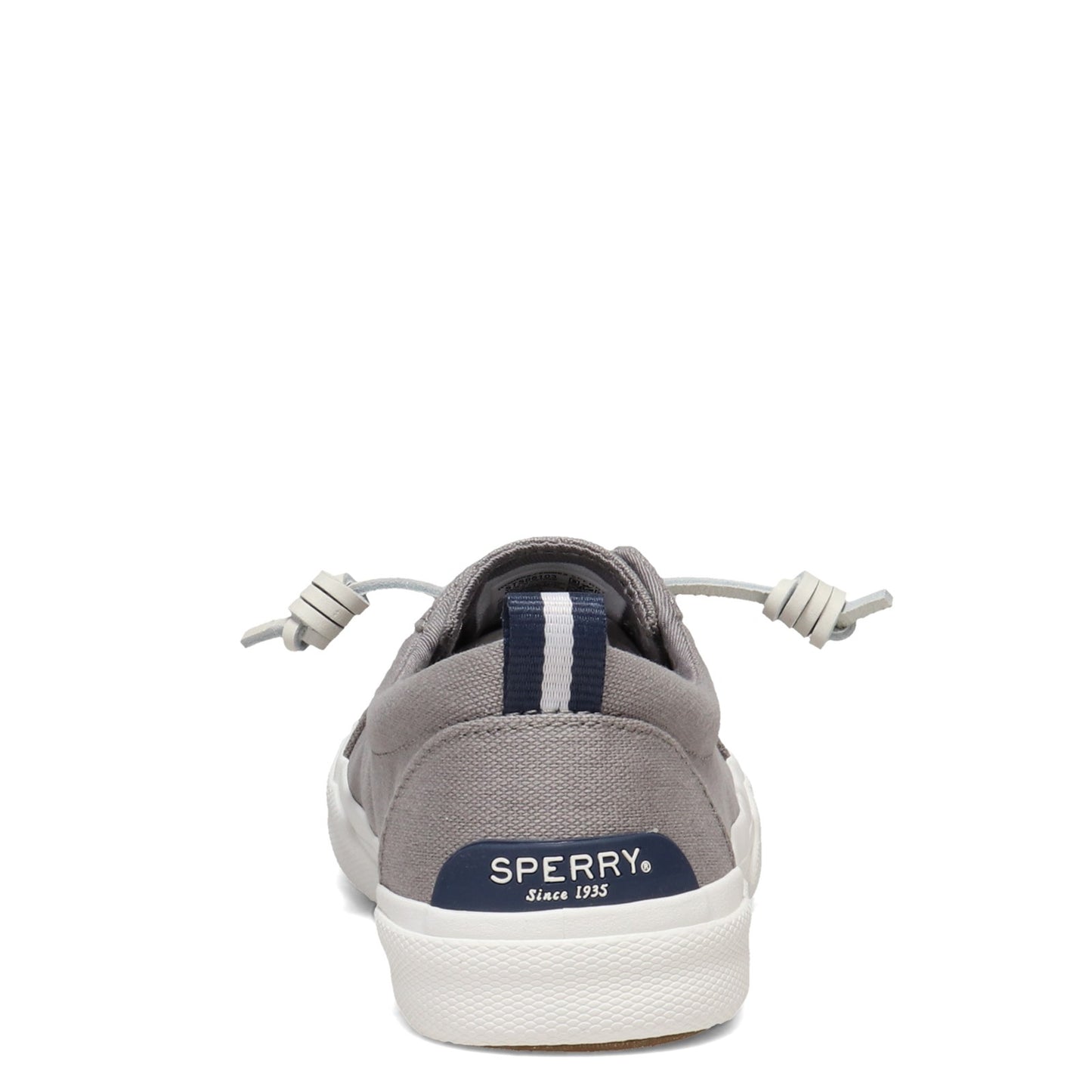 Peltz Shoes  Women's Sperry Pier Wave LTT Sneaker GREY LIGHT STS85103