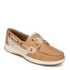 Peltz Shoes  Women's Sperry Bluefish 2 Eye Boat Shoe LINEN WOOL STS85546