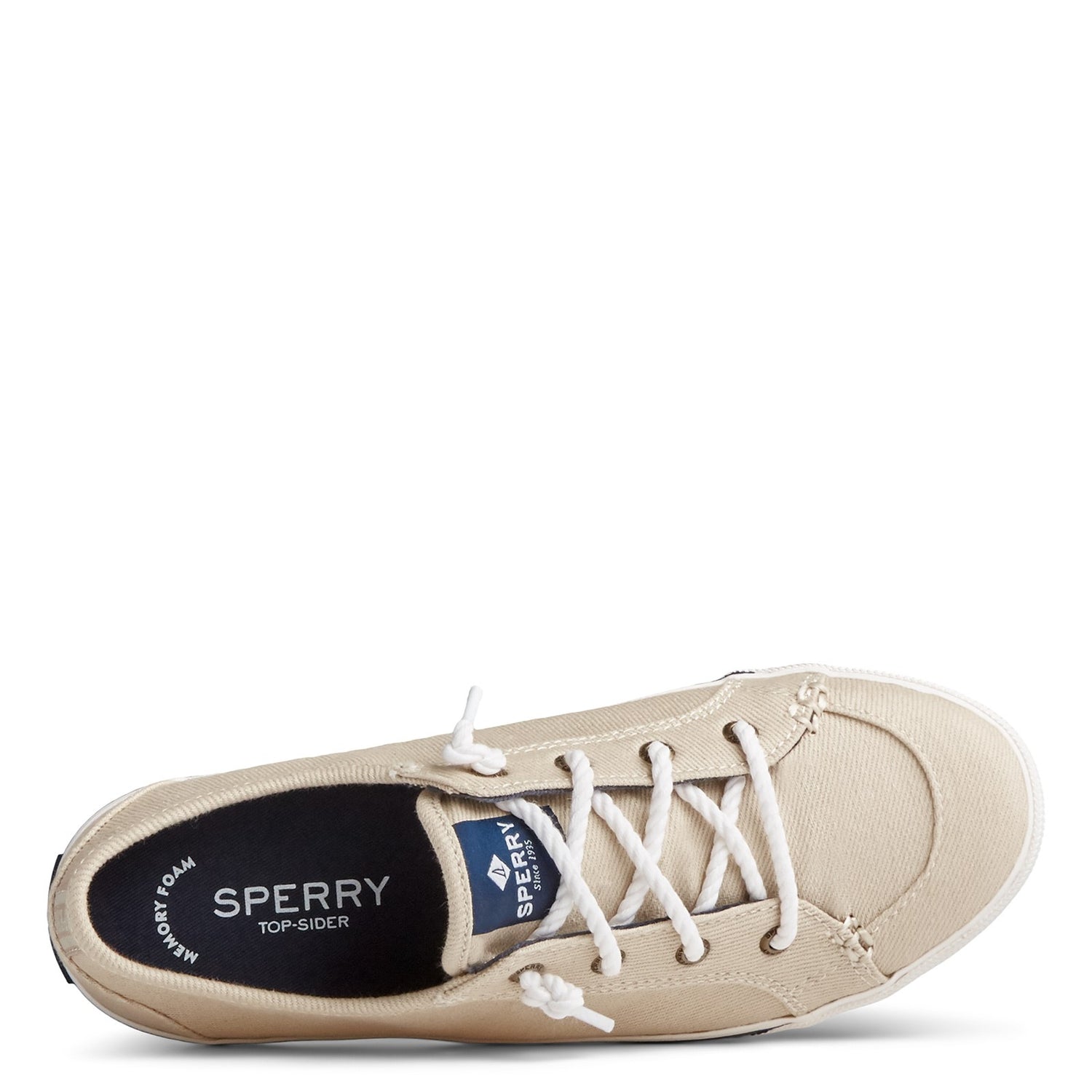 Peltz Shoes  Women's Sperry Lounge LTT Slip-On Sneaker OAT STS85573