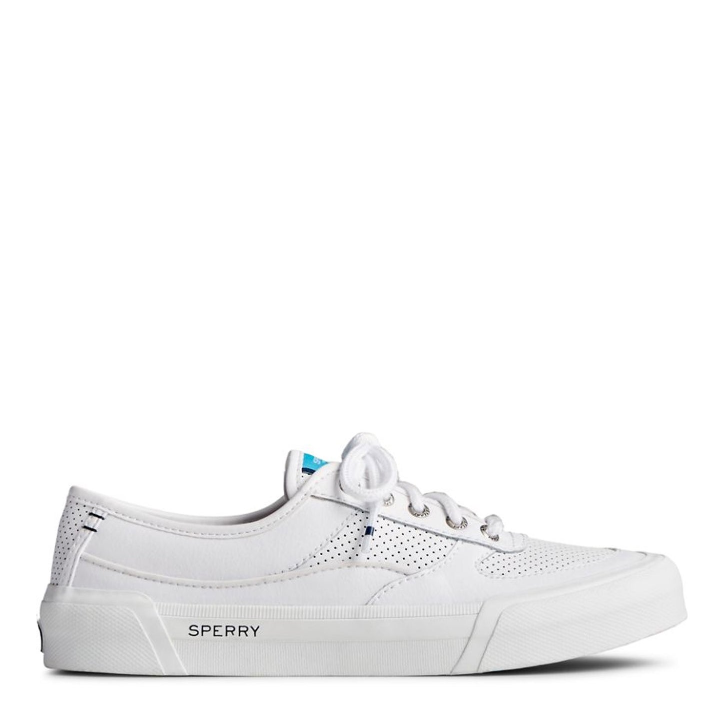 Peltz Shoes  Women's Sperry Soletide Sneaker WHITE STS86218