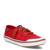 Peltz Shoes  Women's Sperry Lounge Away 2 Boat Shoe RED BEAN STS86724
