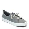 Peltz Shoes  Women's Sperry Crest Vibe Sneaker GREY LINEN STS99042