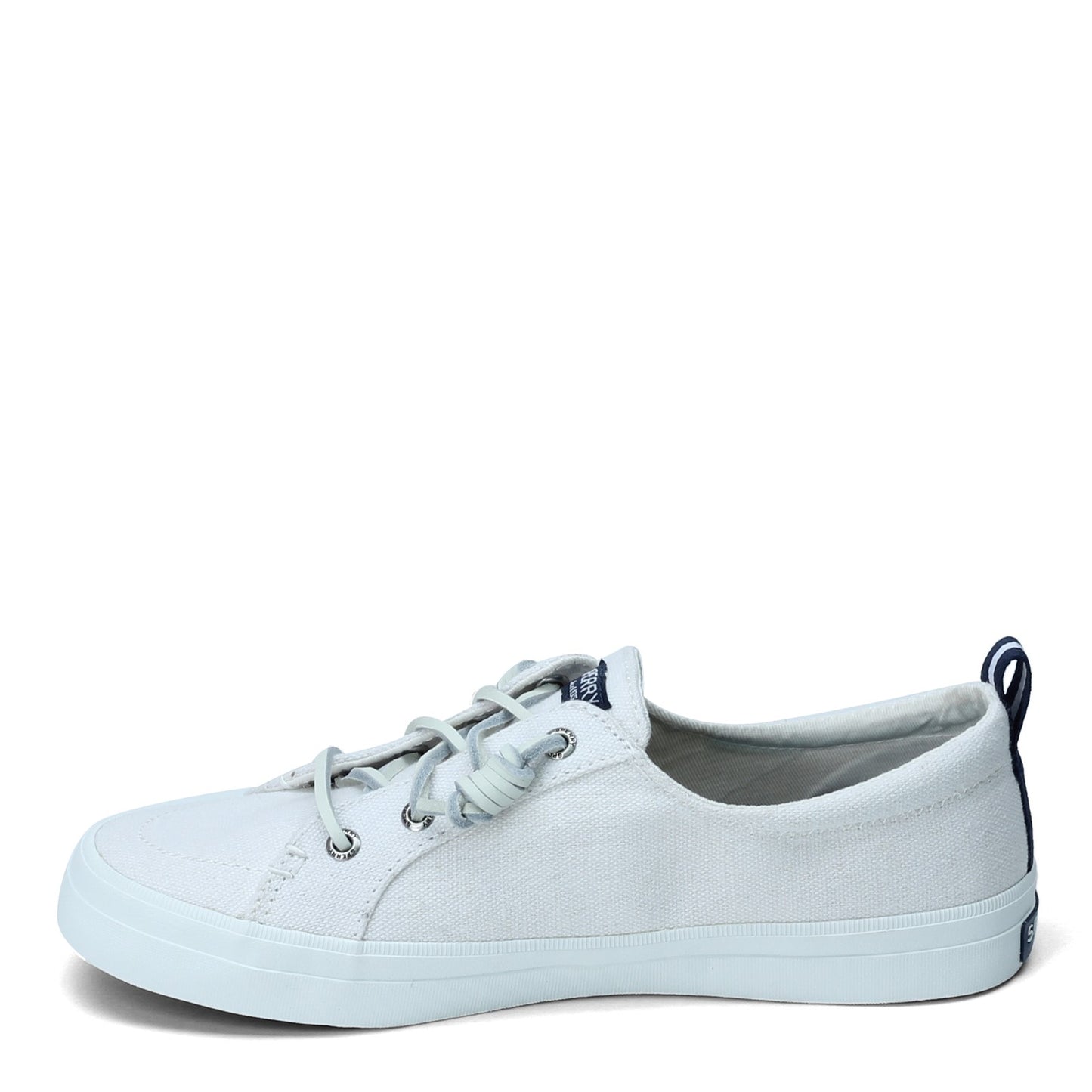 Peltz Shoes  Women's Sperry Crest Vibe Sneaker WHITE STS99250