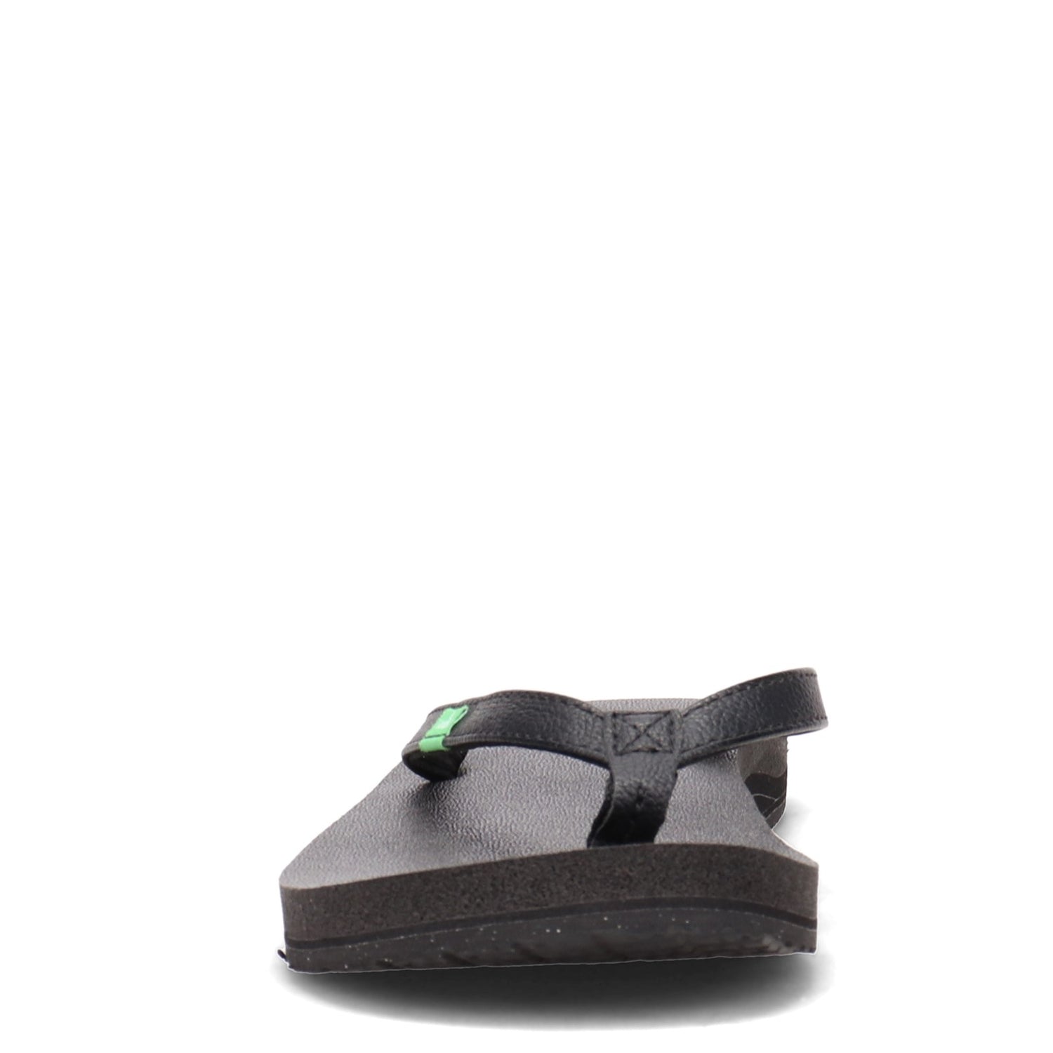 Peltz Shoes  Women's Sanuk Yoga Joy Sandal BLACK SMOOTH SWS10275-BLK