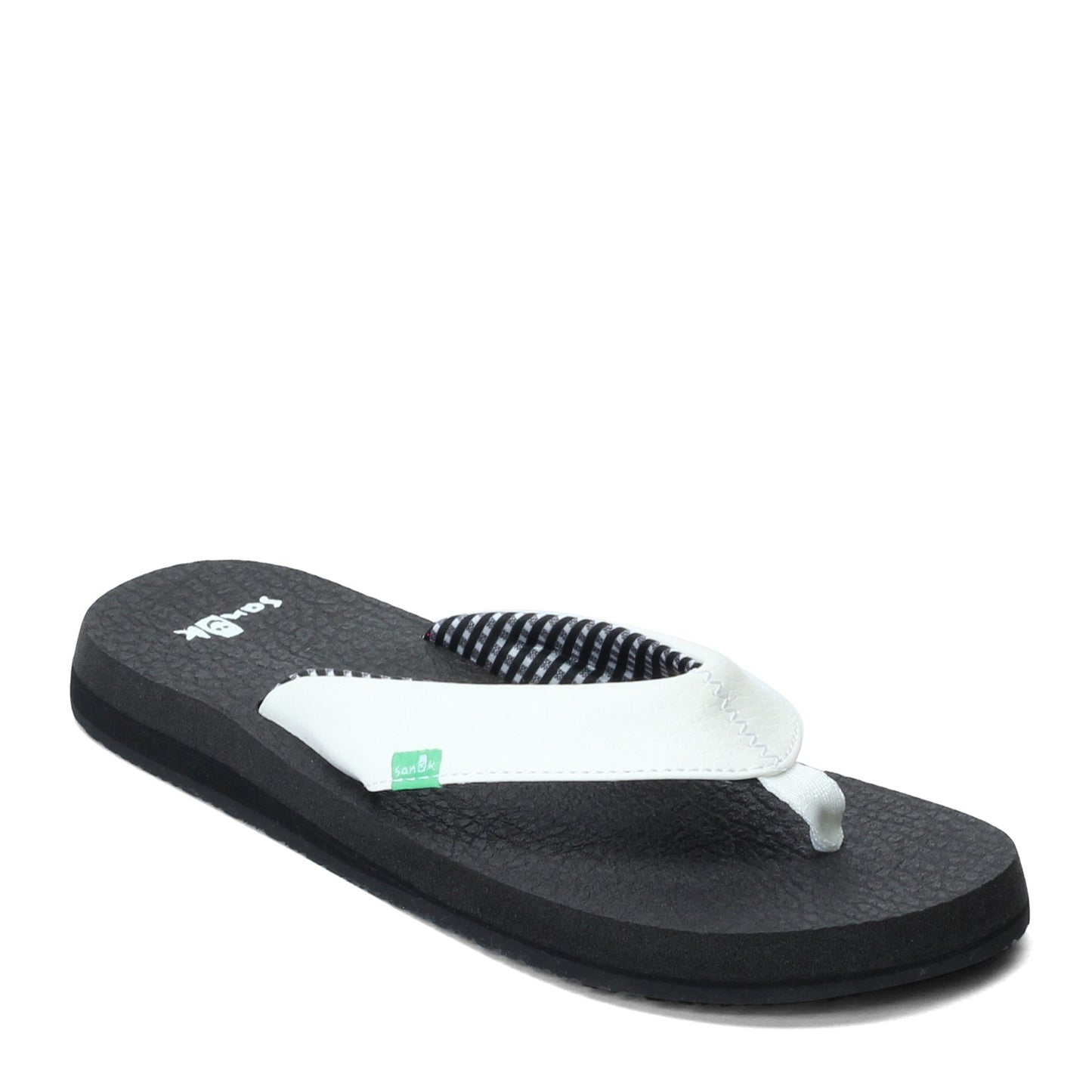 Peltz Shoes  Women's Sanuk Yoga Mat Sandal WHITE SWS2908-WHT