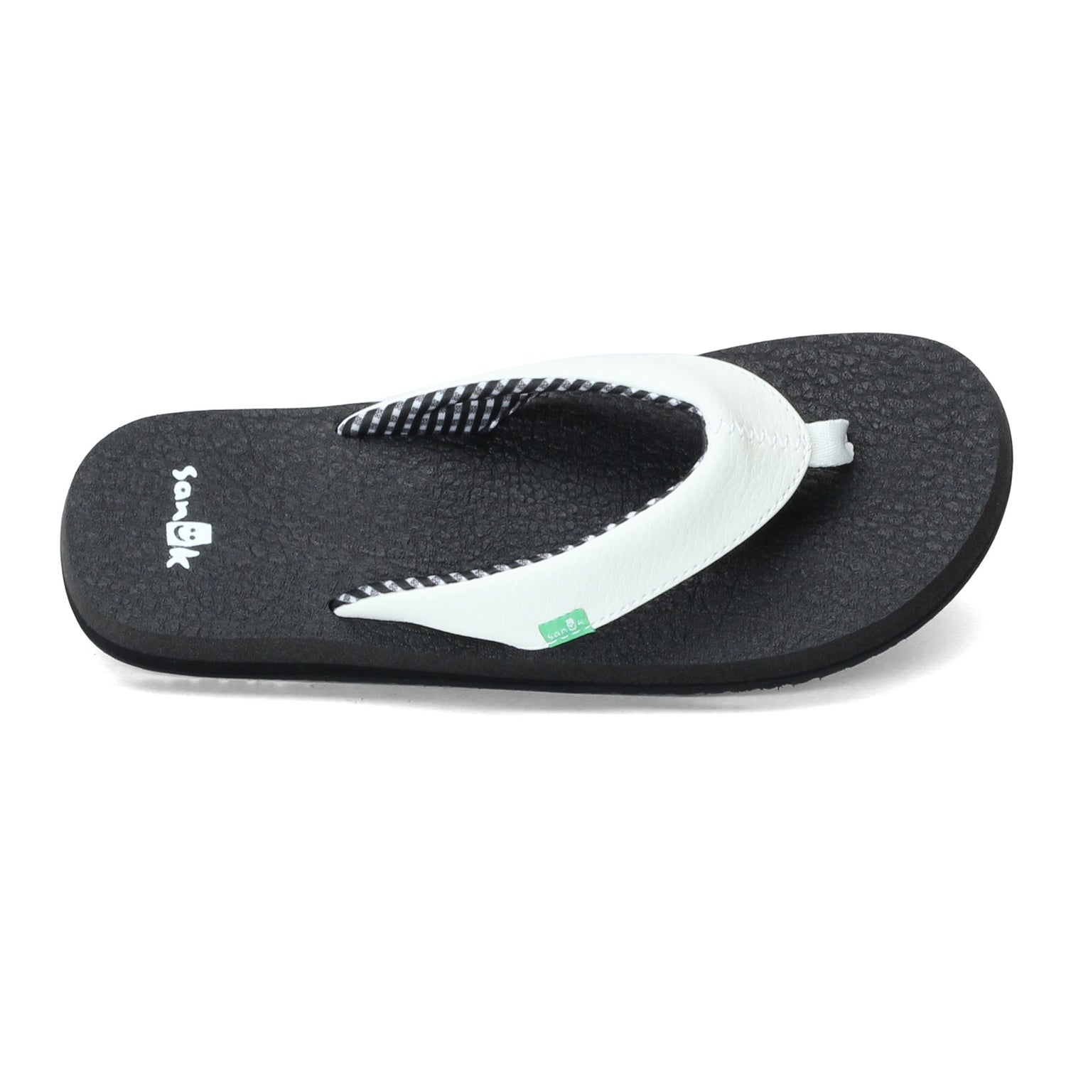 Peltz Shoes  Women's Sanuk Yoga Mat Sandal WHITE SWS2908-WHT