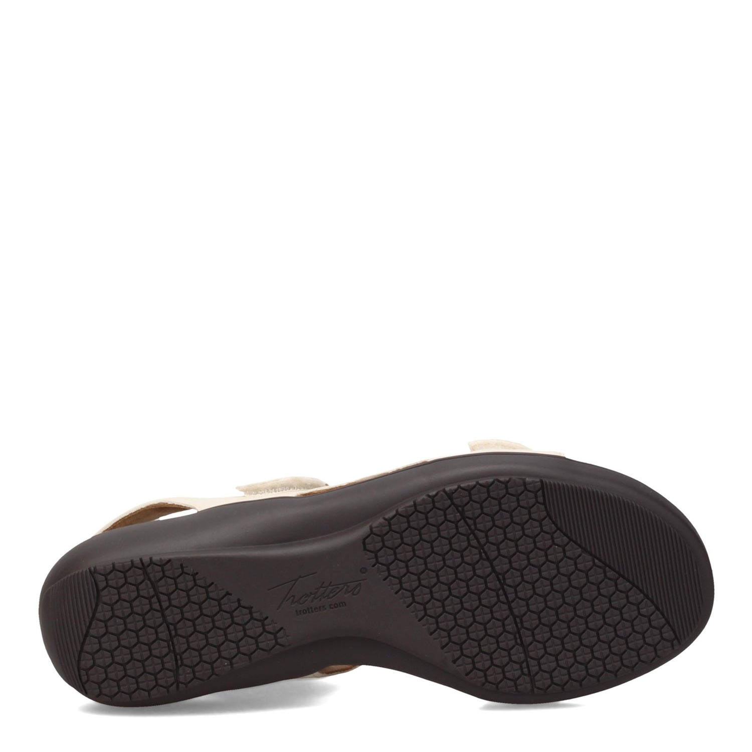 Peltz Shoes  Women's Trotters Katarina Sandal OFF WHITE T2135-115