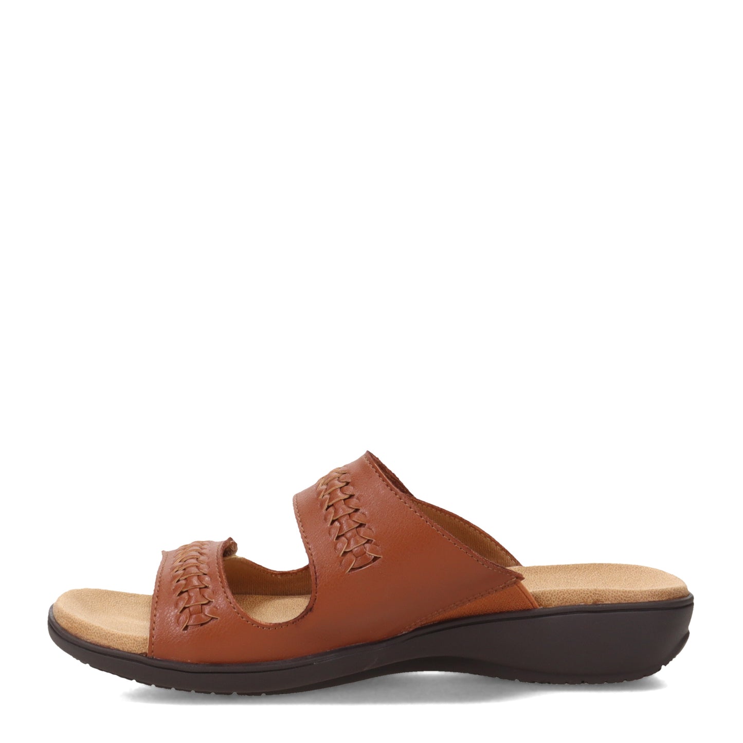 Peltz Shoes  Women's Trotters Rhianna Sandal LUGGAGE T2272-215