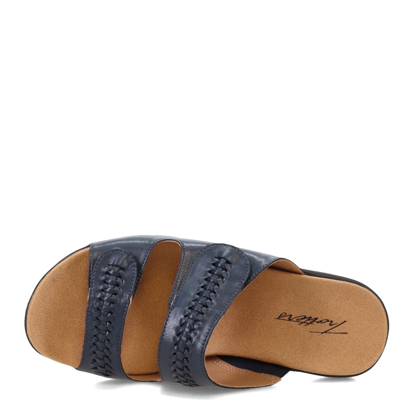 Peltz Shoes  Women's Trotters Rhianna Sandal NAVY T2272-400