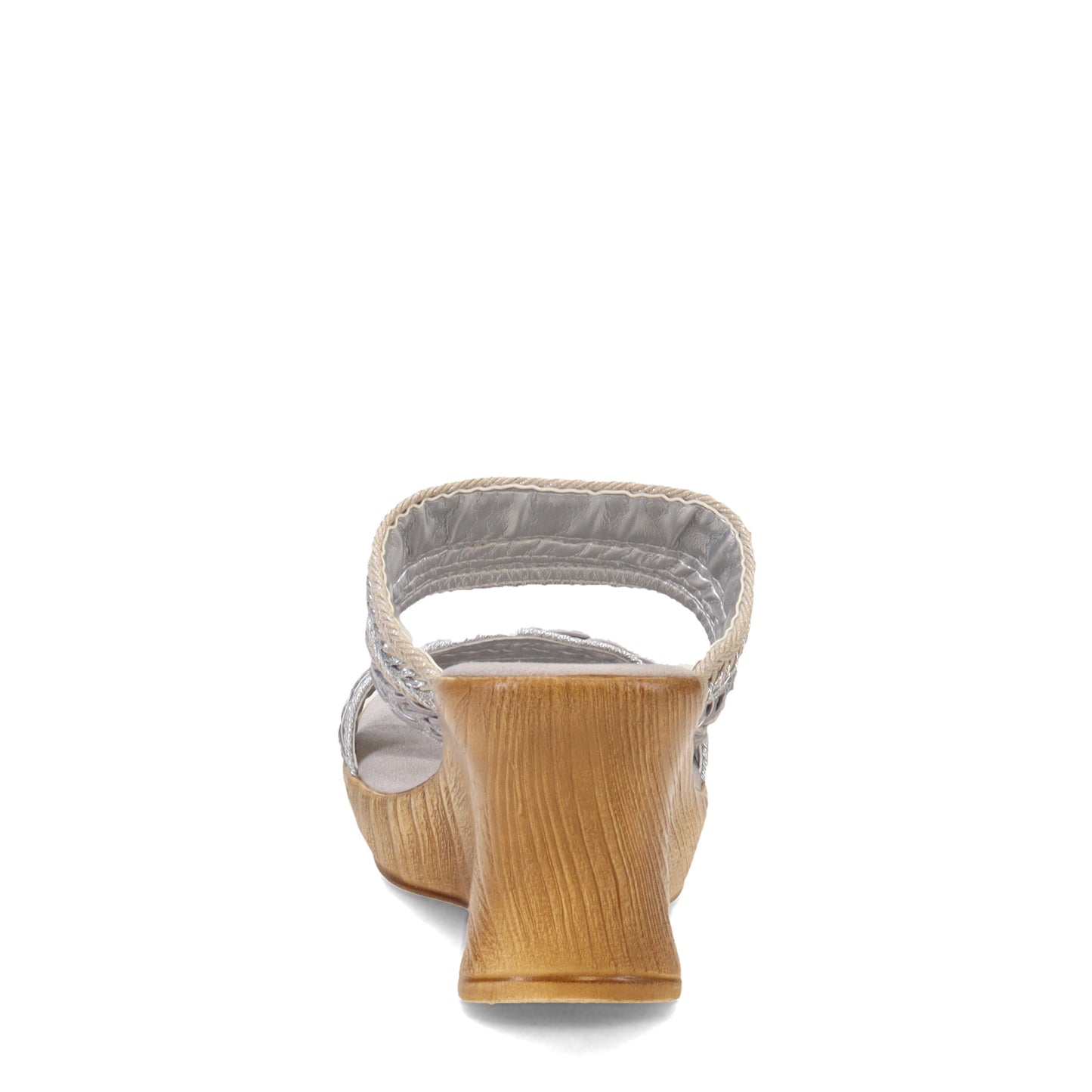 Peltz Shoes  Women's Onex Tabitha Sandal Silver Mix TABITHA-SIL