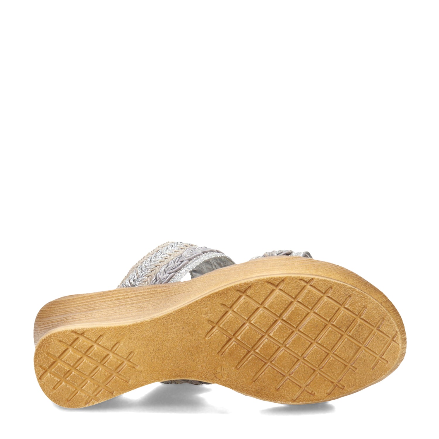 Peltz Shoes  Women's Onex Tabitha Sandal Silver Mix TABITHA-SIL