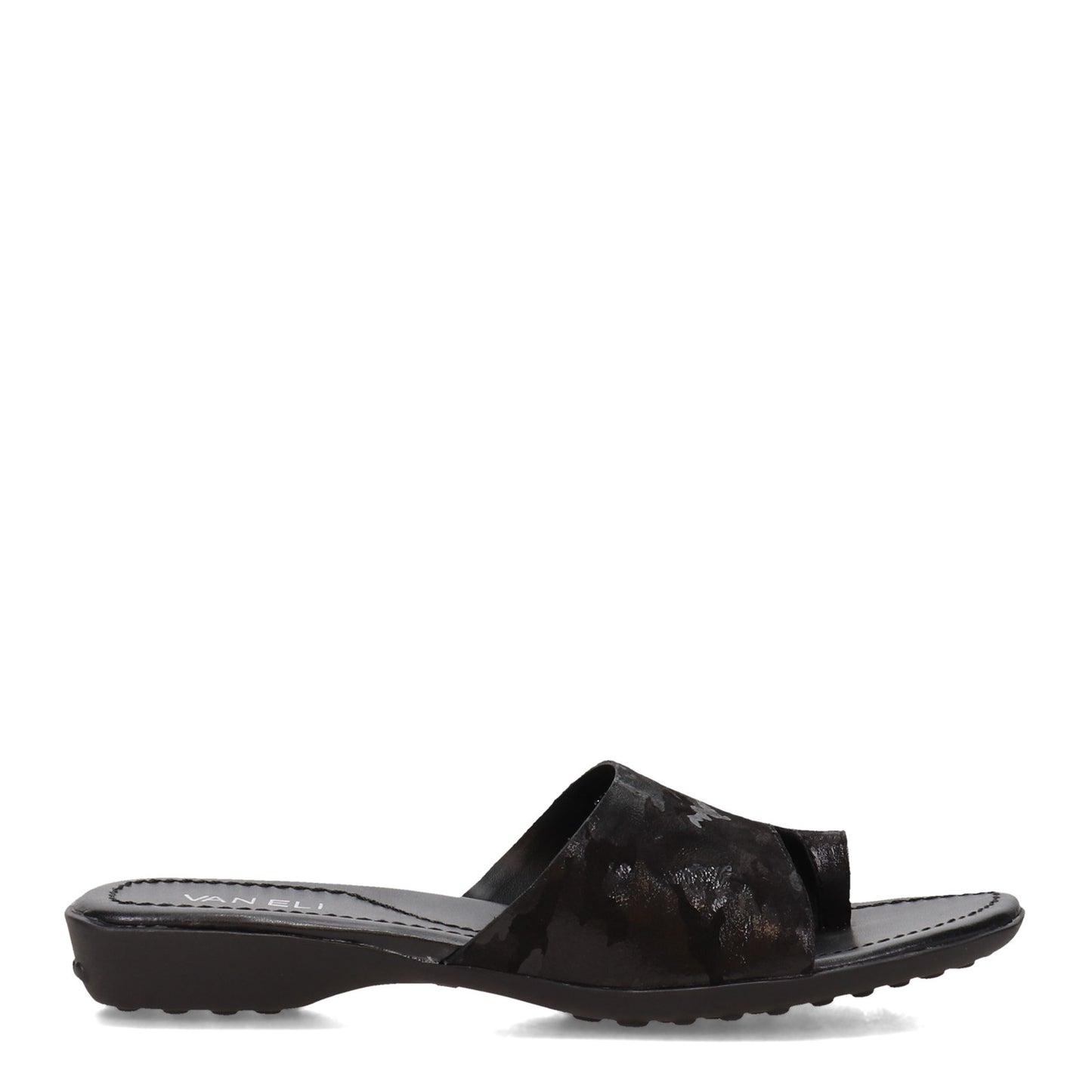 Peltz Shoes  Women's Vaneli Tallis Sandal BLACK TALLIS-BLK CARN