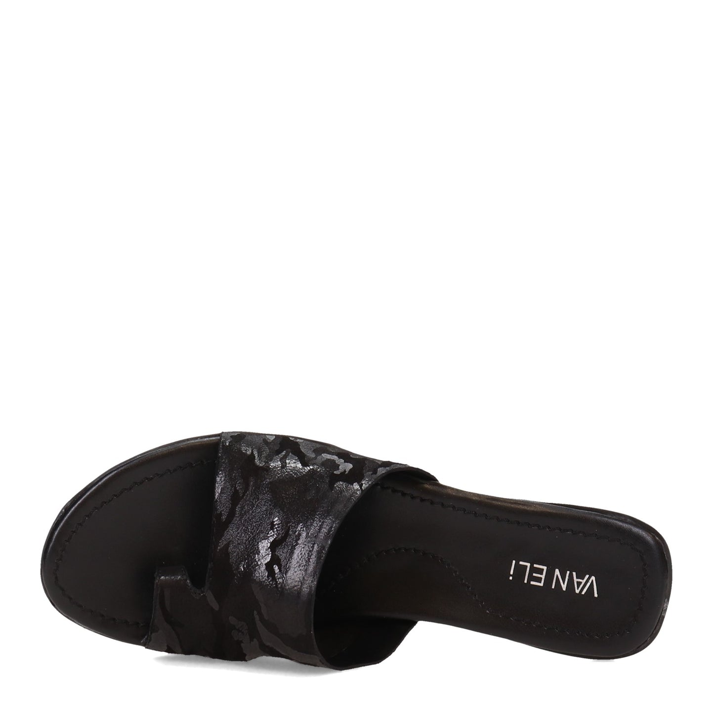 Peltz Shoes  Women's Vaneli Tallis Sandal BLACK TALLIS-BLK CARN