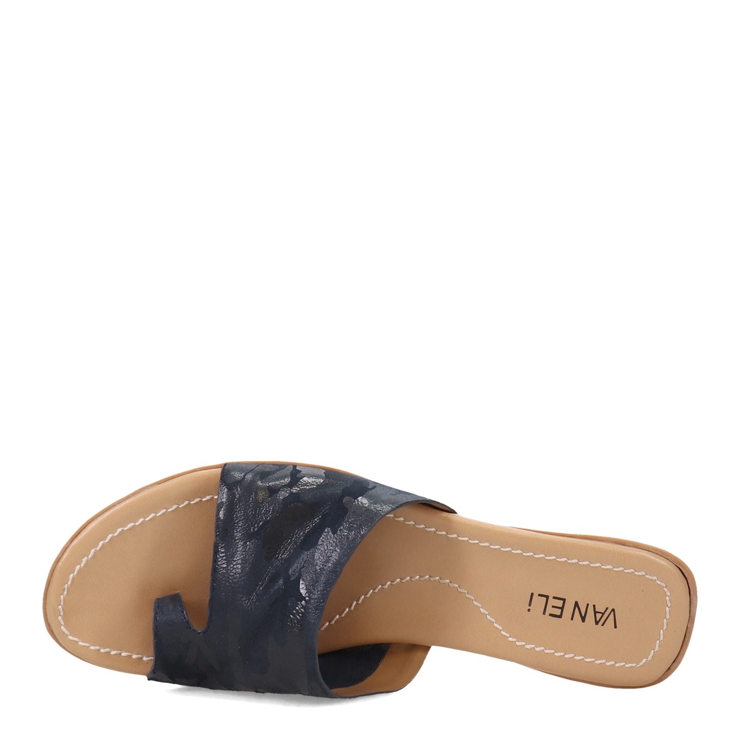 Peltz Shoes  Women's Vaneli Tallis Sandal NAVY TALLIS-NAVY CAR