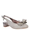 Peltz Shoes  Women's J Renee Tanay Pump Pewter Glitter TANAY-GFPEW