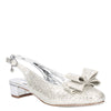 Peltz Shoes  Women's J Renee Tanay Pump Silver Glitter TANAY-GFSIL