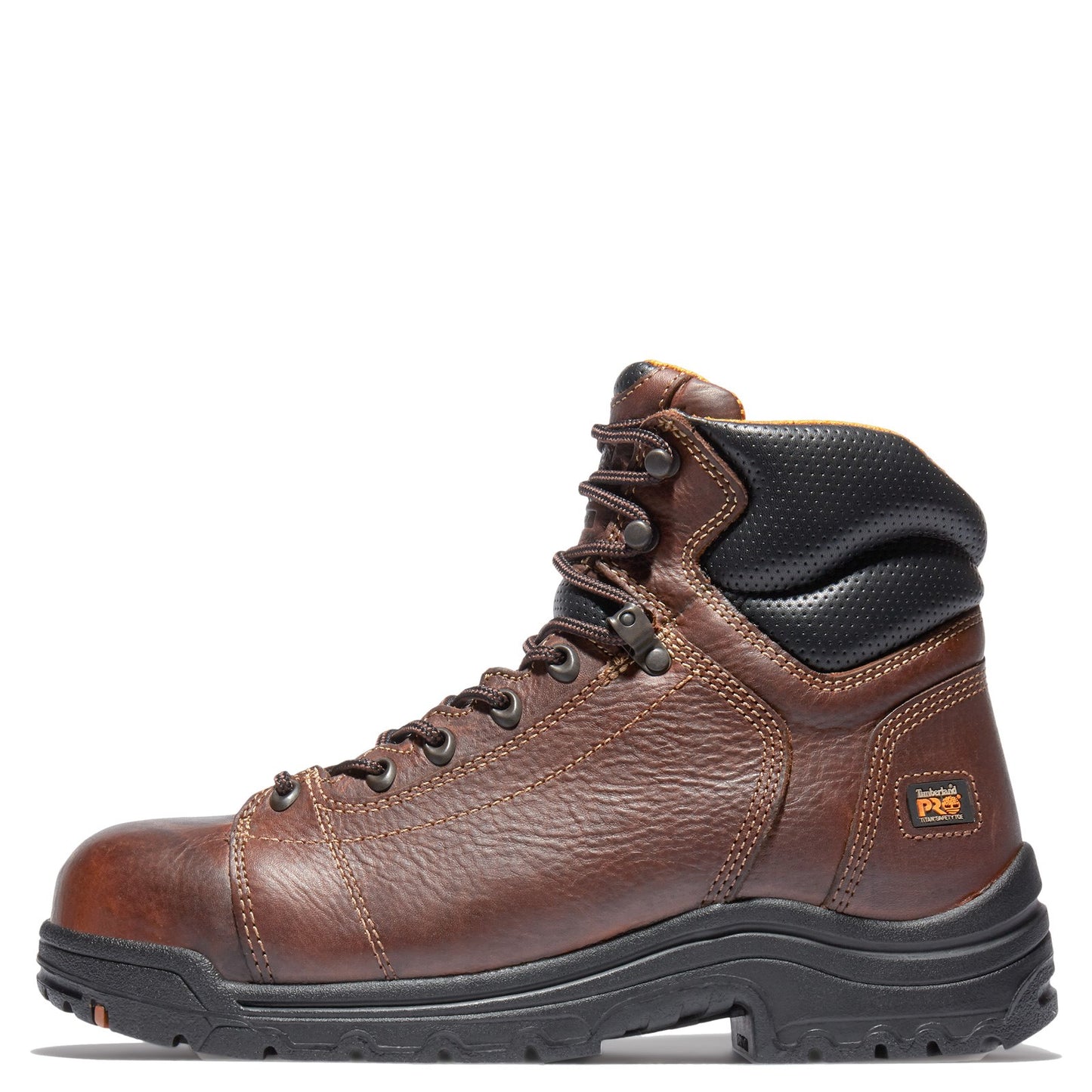 Peltz Shoes  Men's Timberland PRO Titan 6in Alloy Safety Toe Boot BROWN TB050506242
