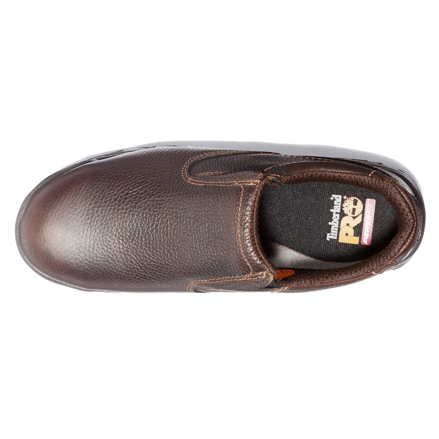 Peltz Shoes  Men's Timberland PRO Titan Safety Toe Slip-On Work Shoe BROWN TB053534230