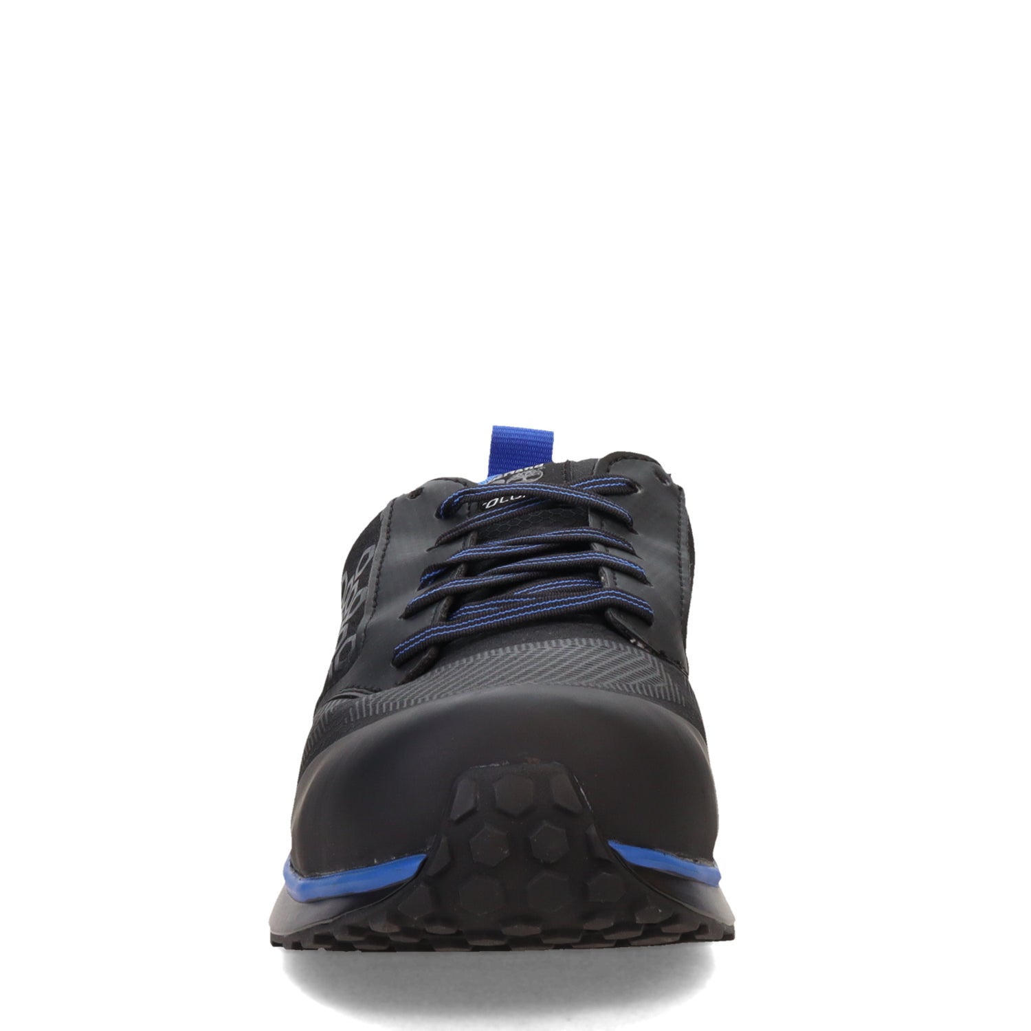 Peltz Shoes  Men's Timberland Pro Reaxion Low Comp Toe Work Shoe Black/Blue TB0A278B001