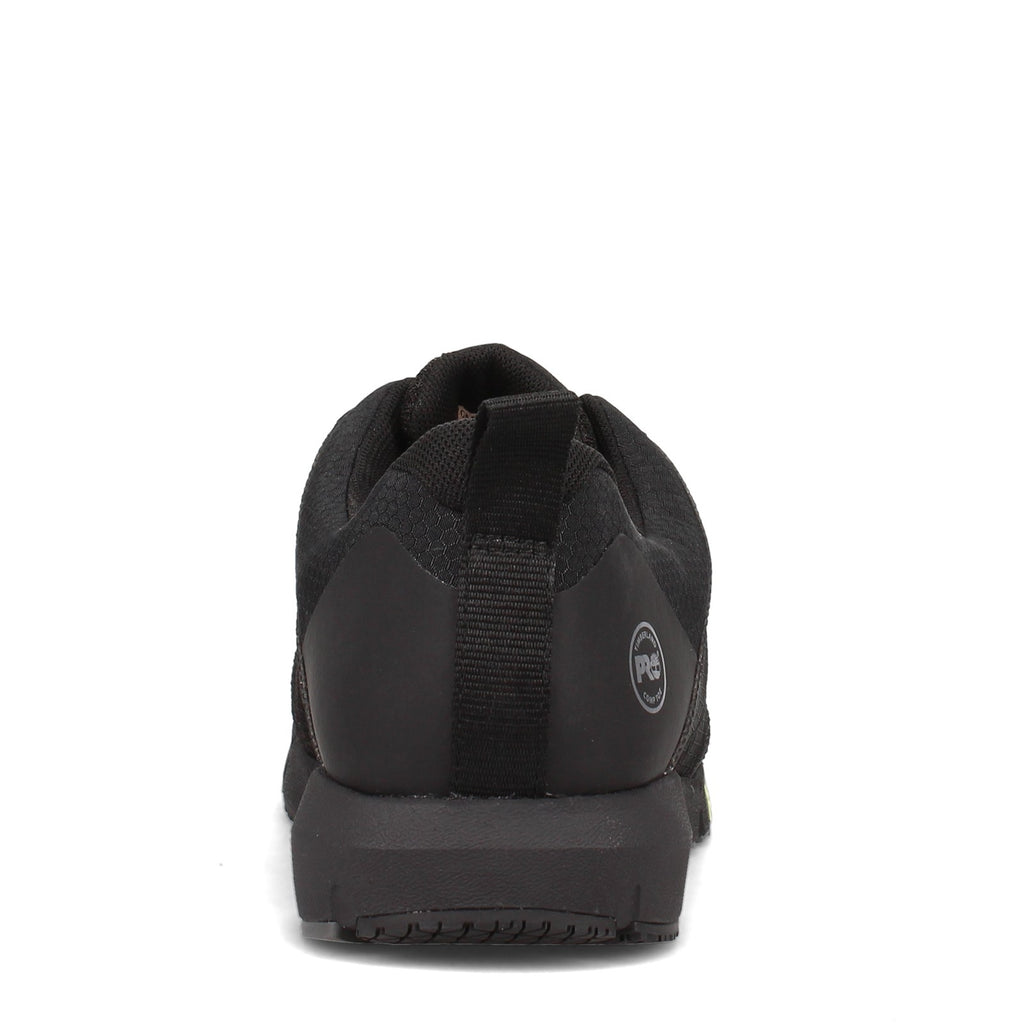 Men's Timberland Pro Radius Comp Toe Work Shoe BLACK MESH / LIME TB0A27X5001