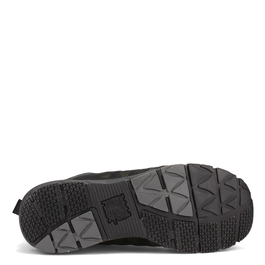 Men's Timberland Pro Radius Comp Toe Work Shoe BLACK MESH / LIME TB0A27X5001