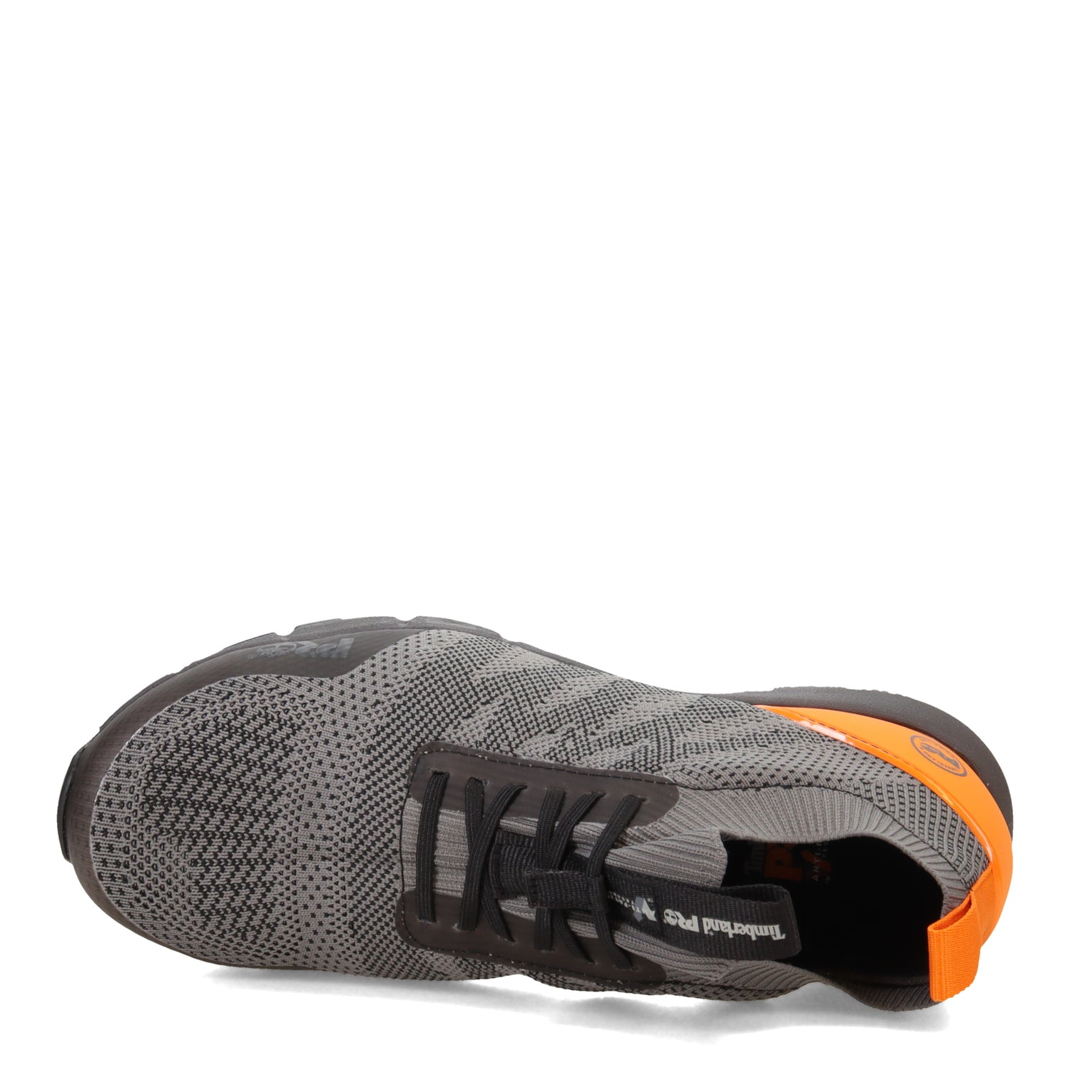 Peltz Shoes  Men's Timberland Pro Radius Knit Comp Toe Work Shoe GREY ORANGE TB0A2B6X065