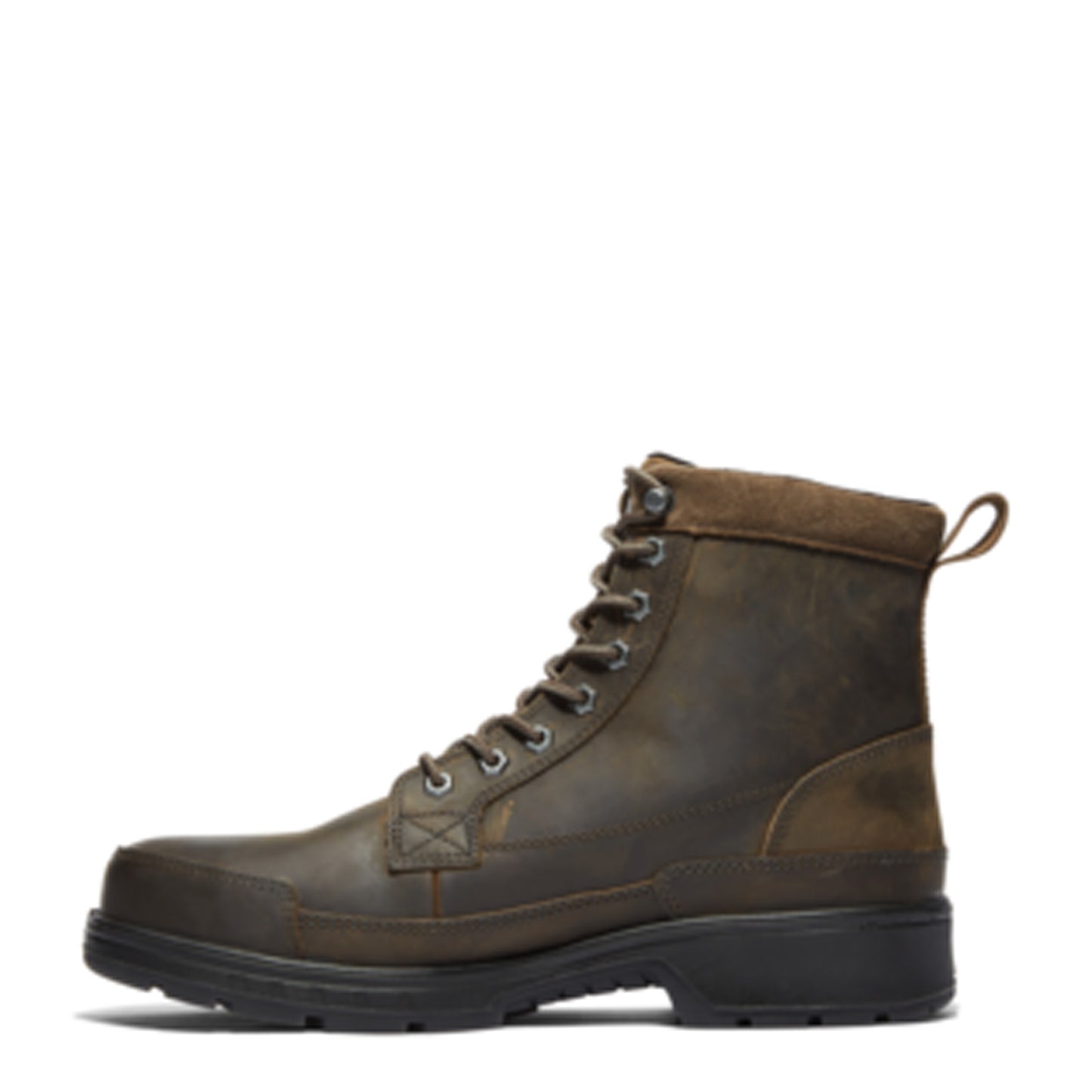 Peltz Shoes  Men's Timberland Pro Nashoba EK+ Composite Safety Toe WP Work Boot BROWN TB0A2JRM214