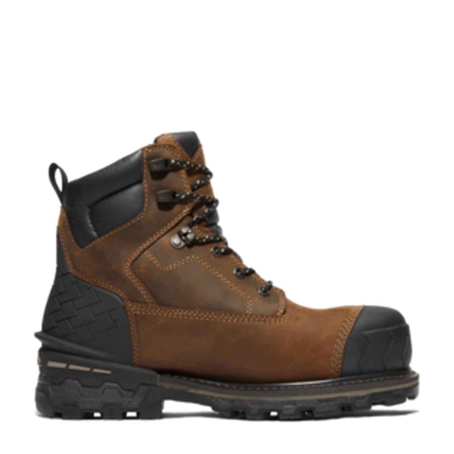 Peltz Shoes  Men's Timberland Pro Boondock 6in Comp Toe Insulated Work Boot BROWN TB0A43GY214