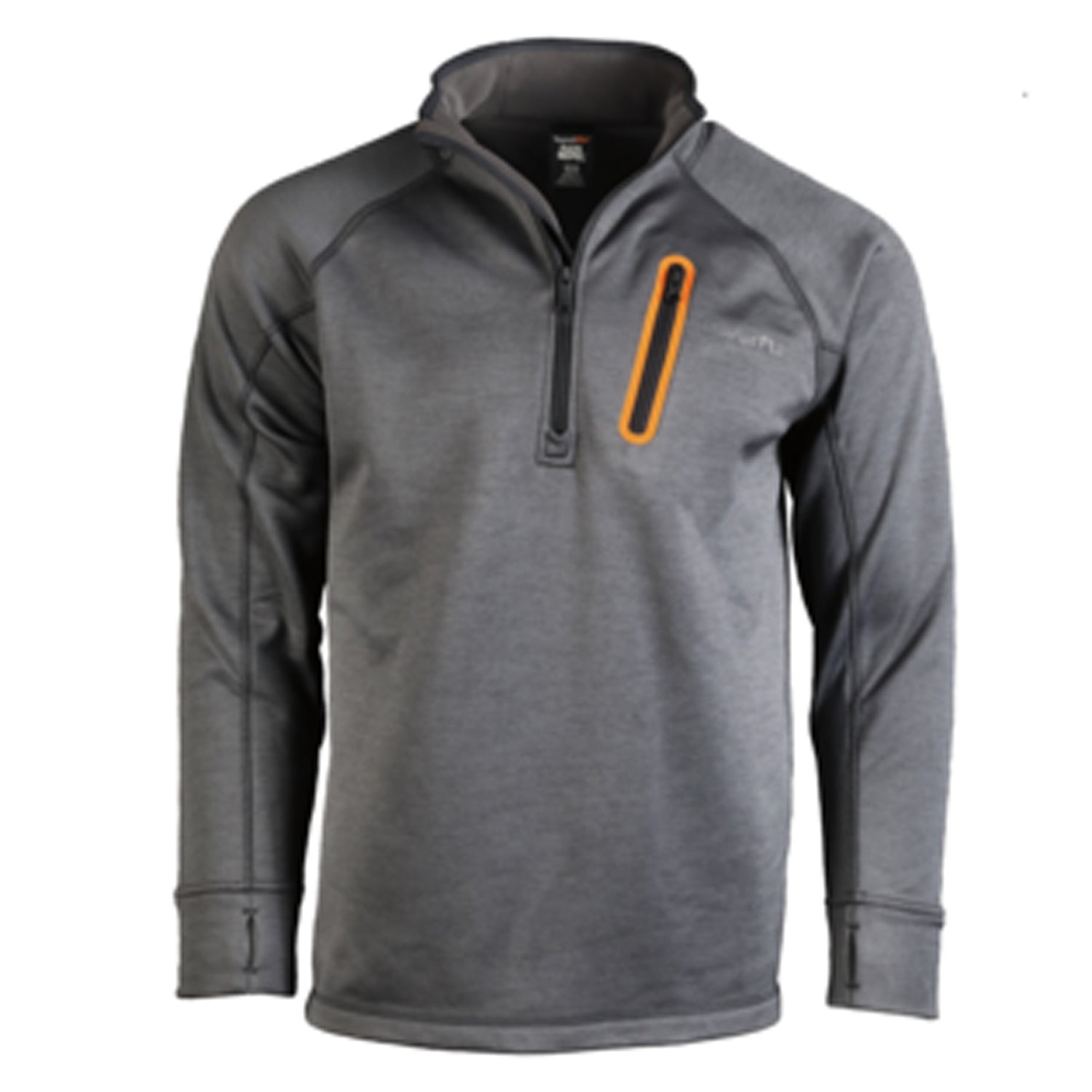 Peltz Shoes  Men's Timberland Pro Reaxion Quarter Zip Fleece Jacket CHARCOAL TB0A55RVCV9