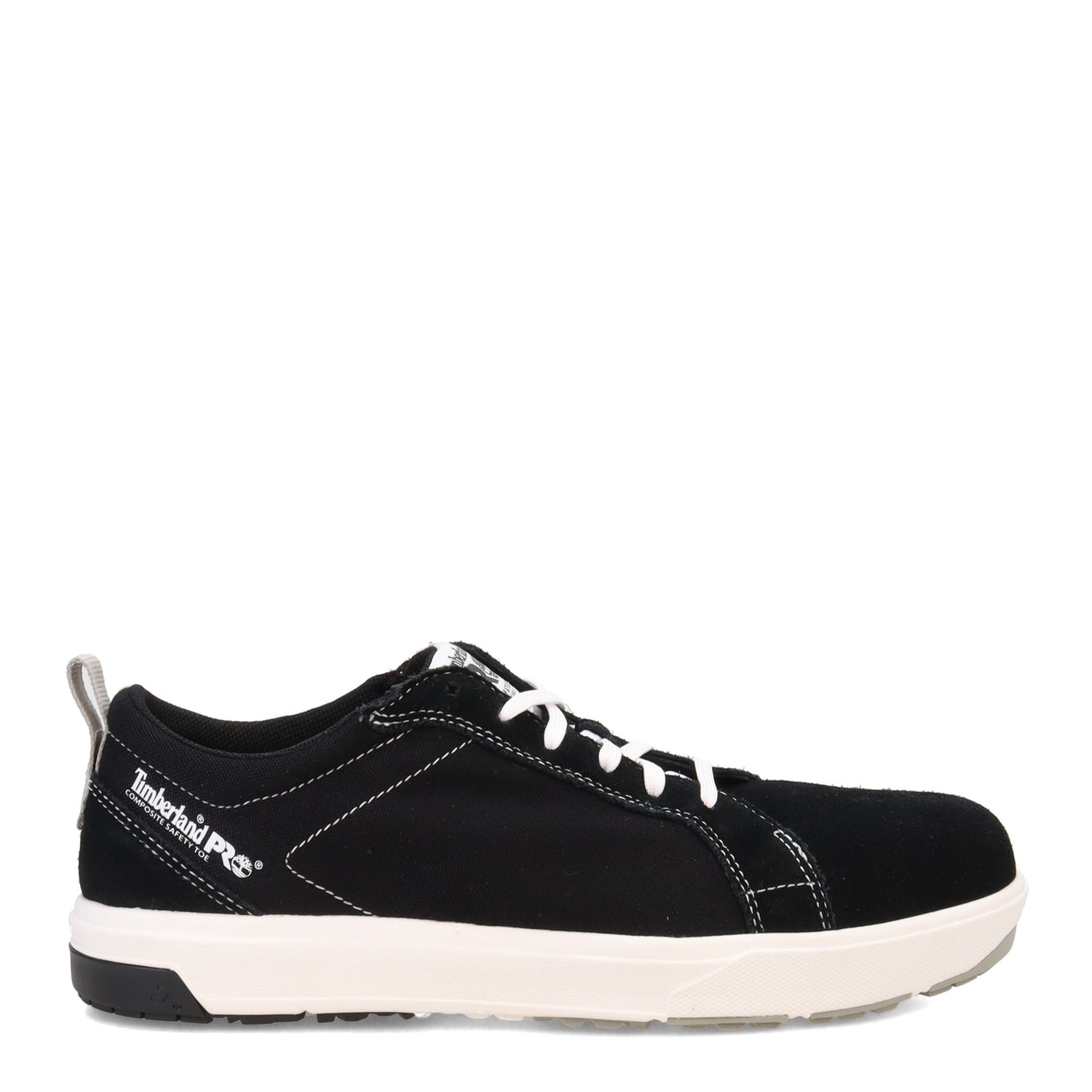 Peltz Shoes  Men's Timberland Pro Berkley Oxford Comp Toe Work Shoe Black White TB0A5NST001