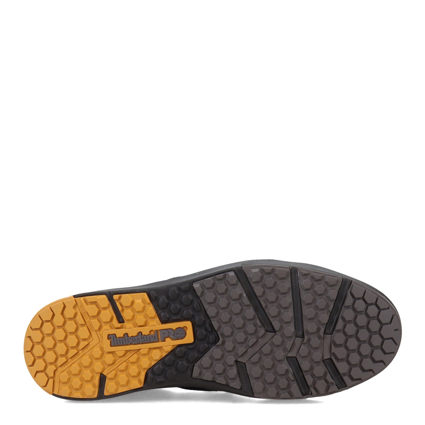 Peltz Shoes  Men's Timberland Pro Berkley Slip-On Comp Toe Work Shoe Grey Yellow TB0A5NUP065