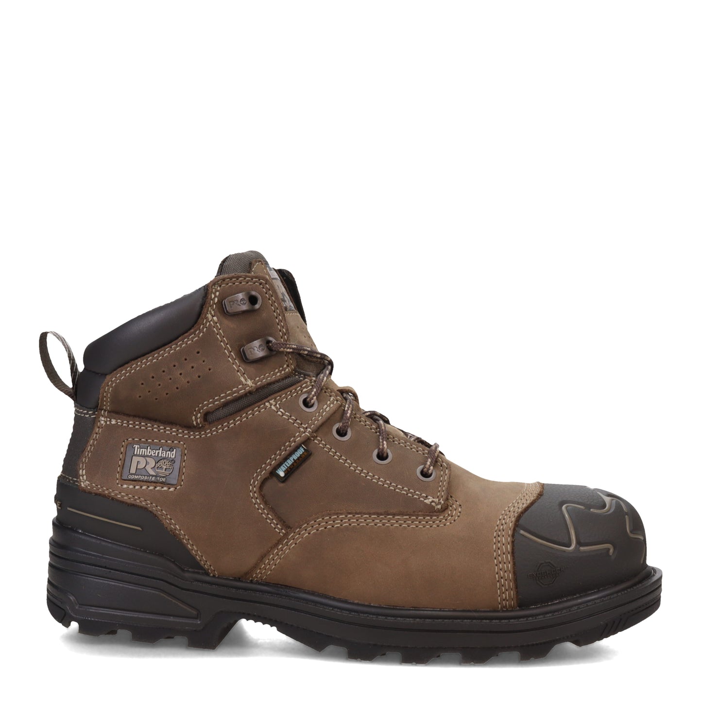 Peltz Shoes  Men's Timberland PRO Magnitude 6in CT WP Boot Turkish Coffee TB0A5QFJ214