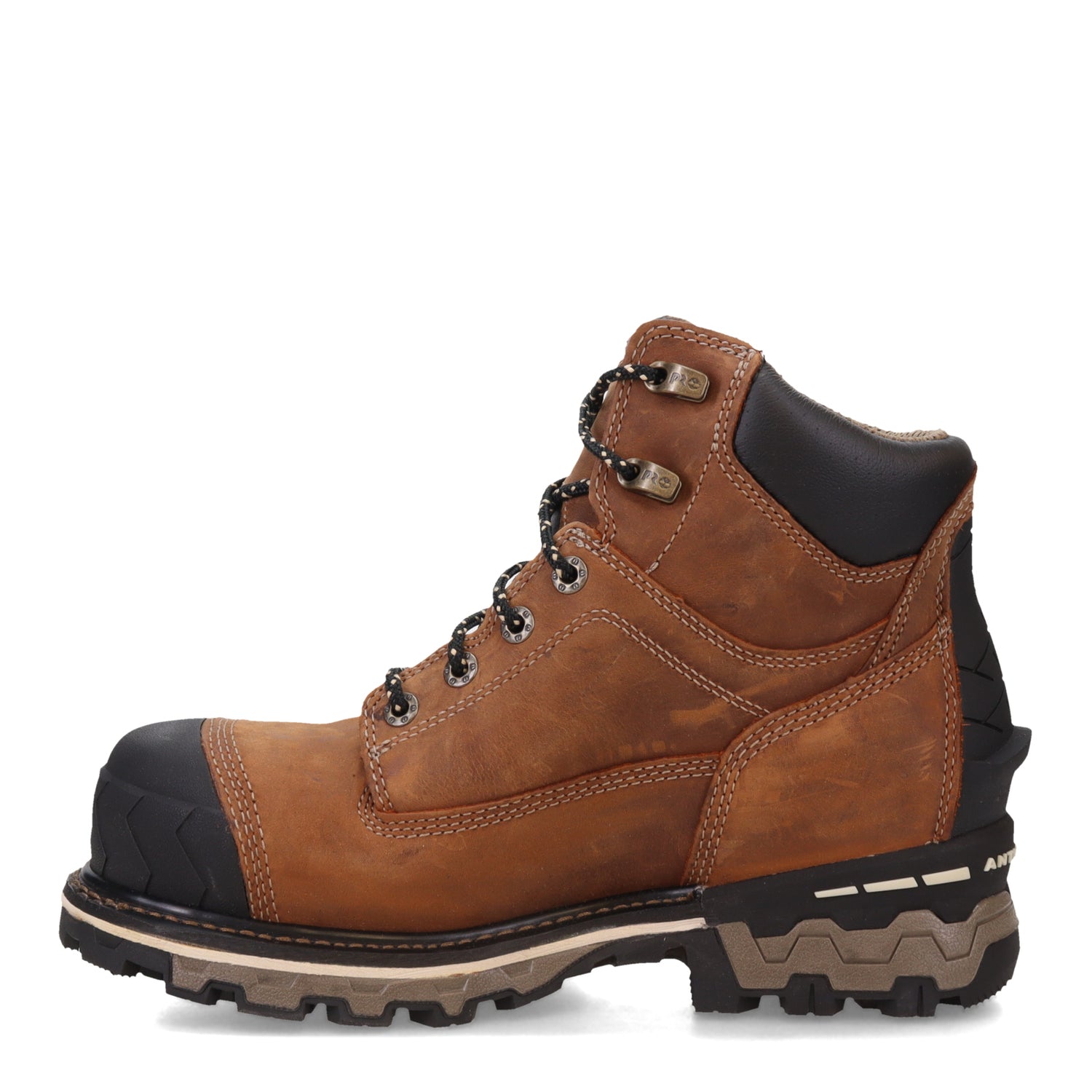 Peltz Shoes  Women's Timberland Pro Boondock 6-Inch Composite Toe Waterproof Work Boot Brown TB0A5R9T214